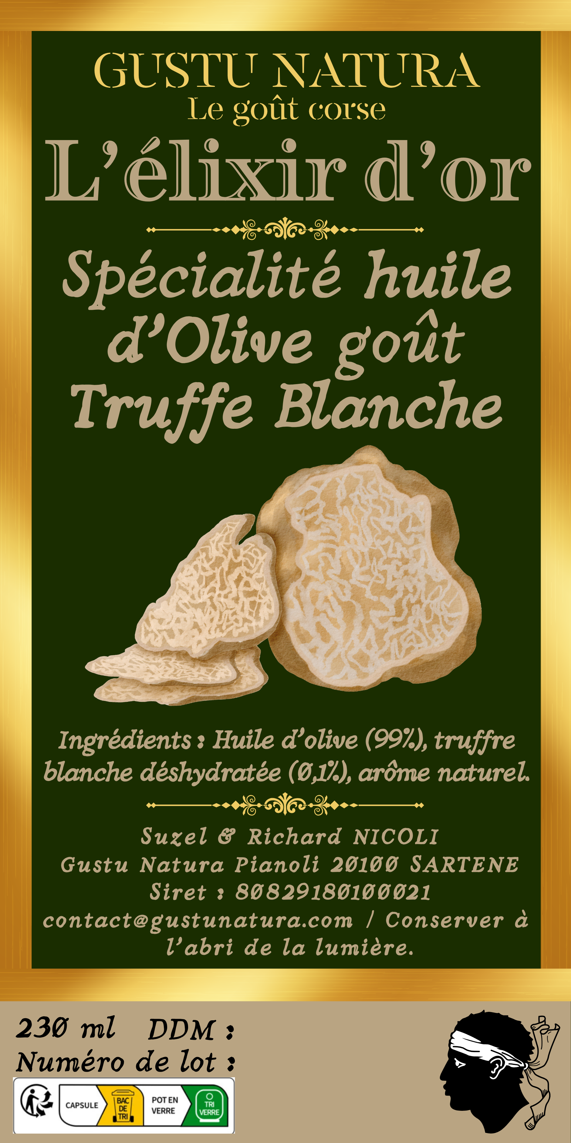 L'élixir d'or Truffe Blanche