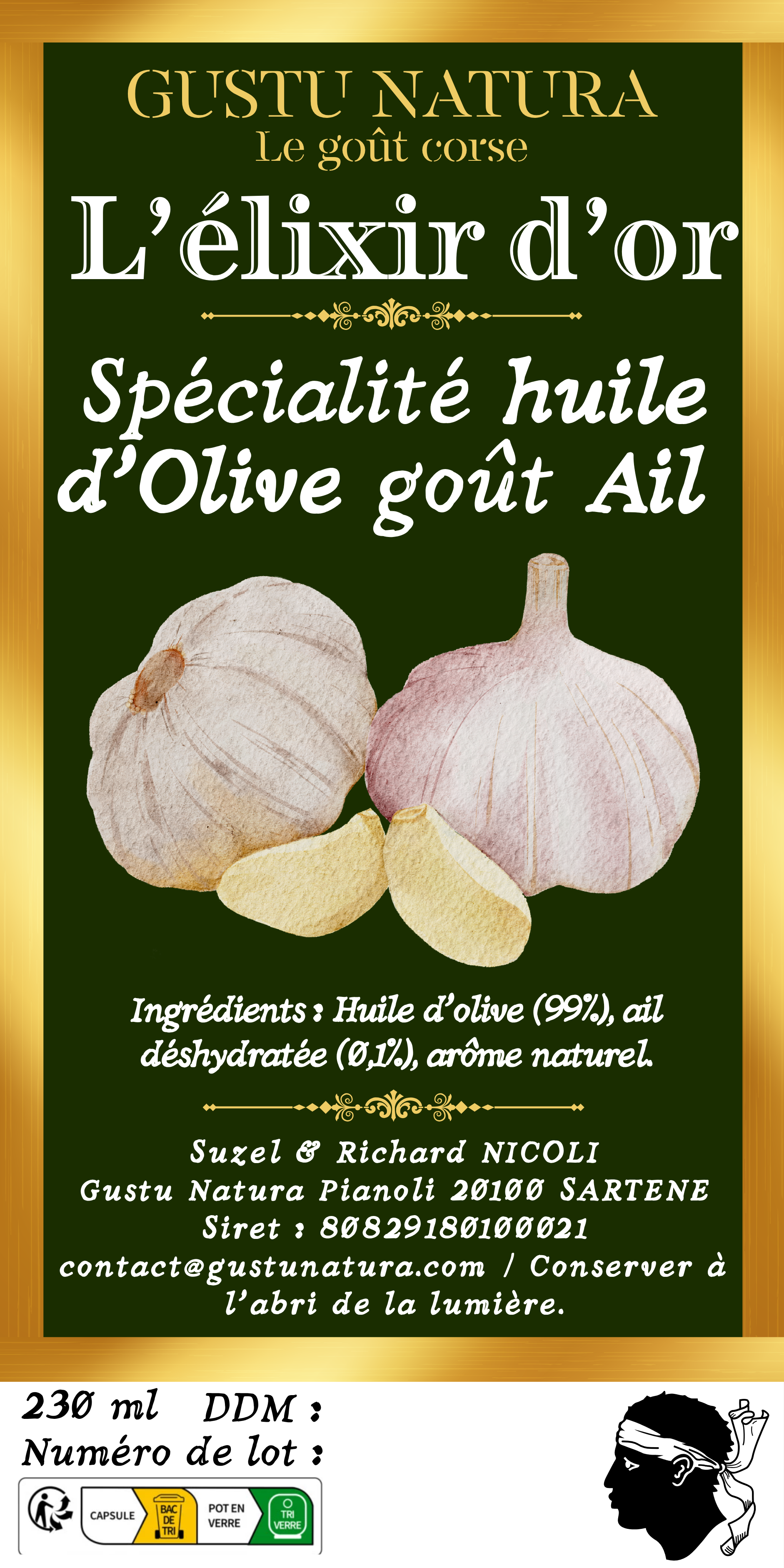 L’élixir d’or Ail