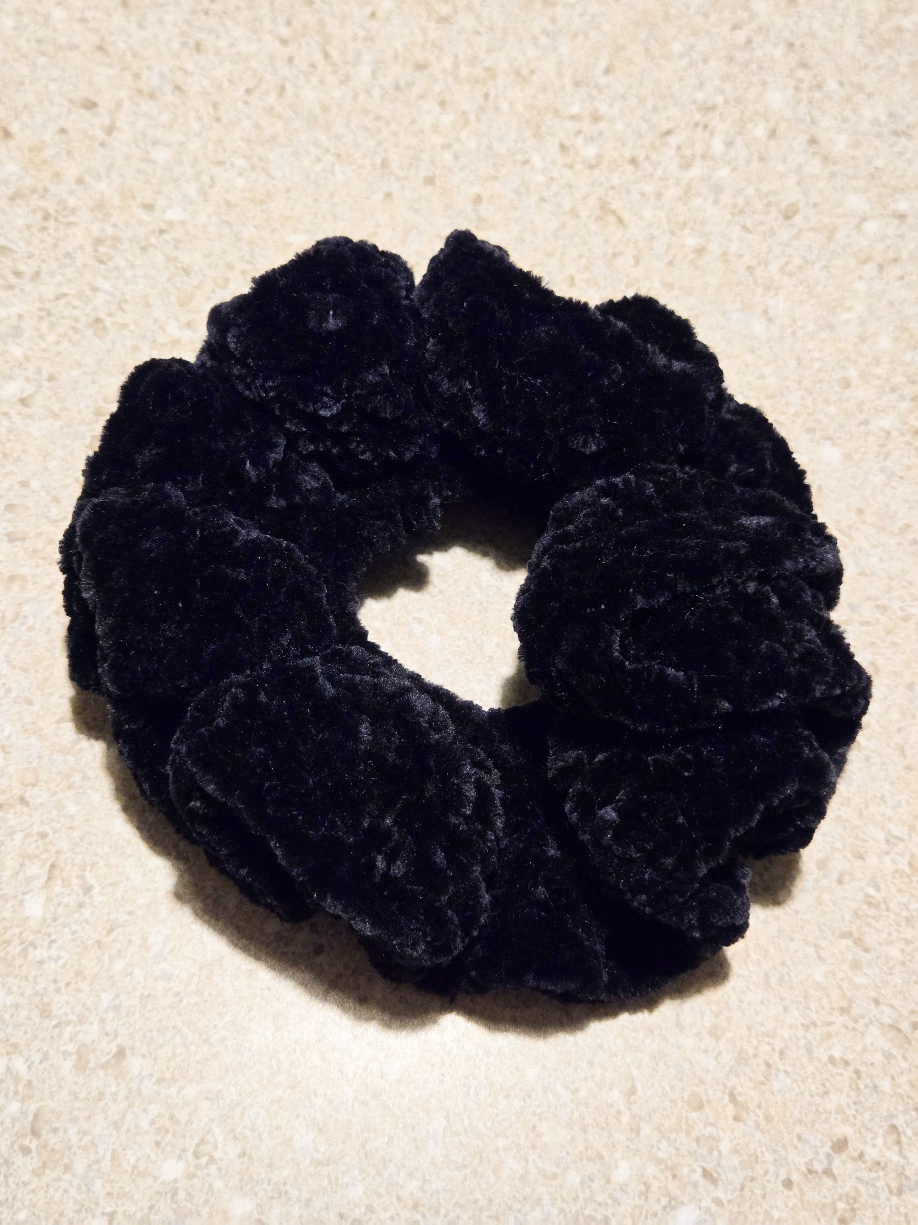 Chenille Crochet Scrunchies