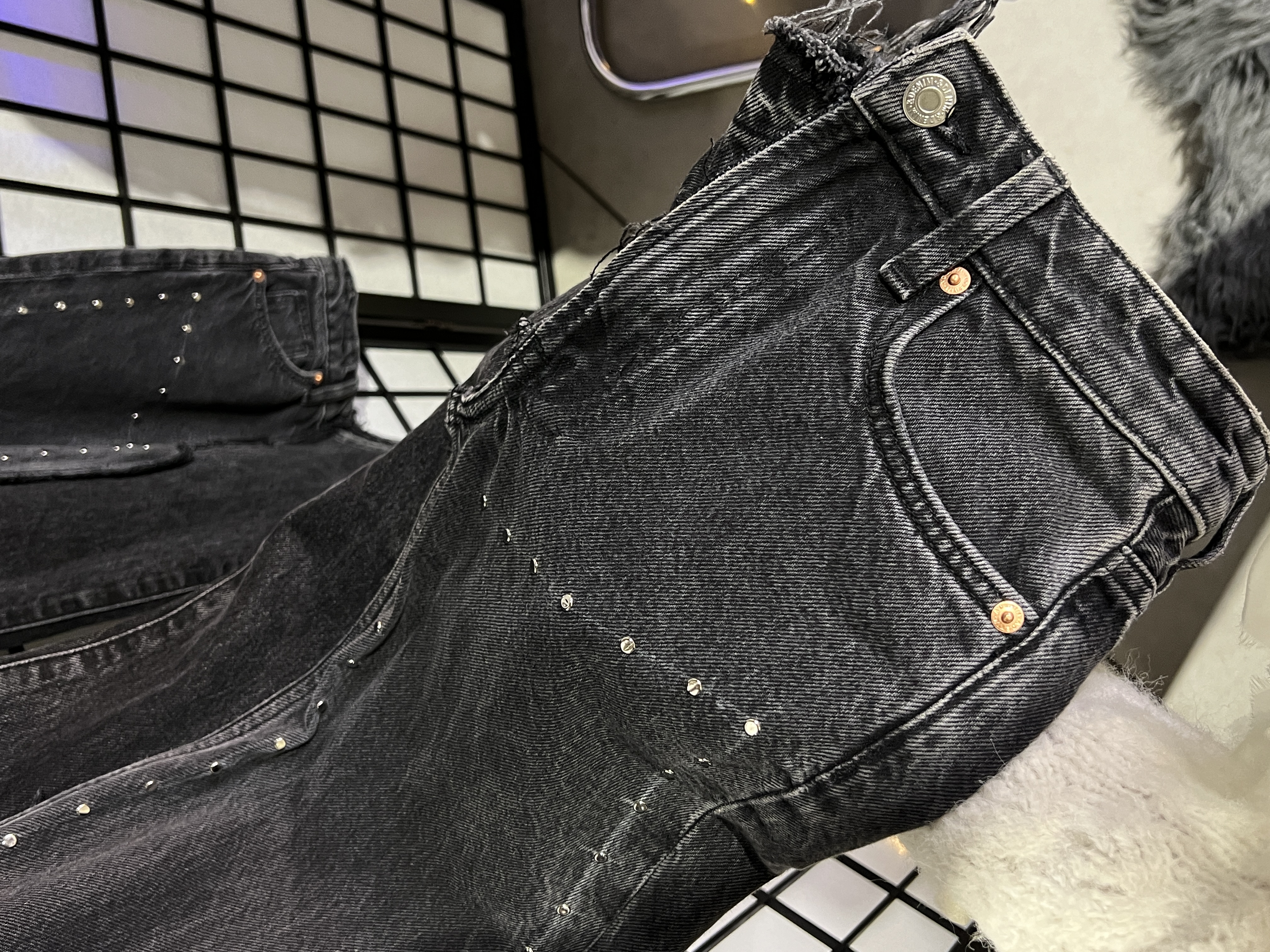 MIEØŴ Double Denim Pants