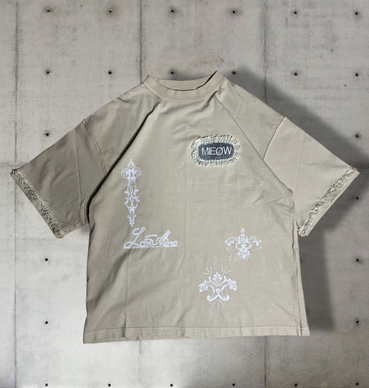 MIEØŴ Laced T-shirt