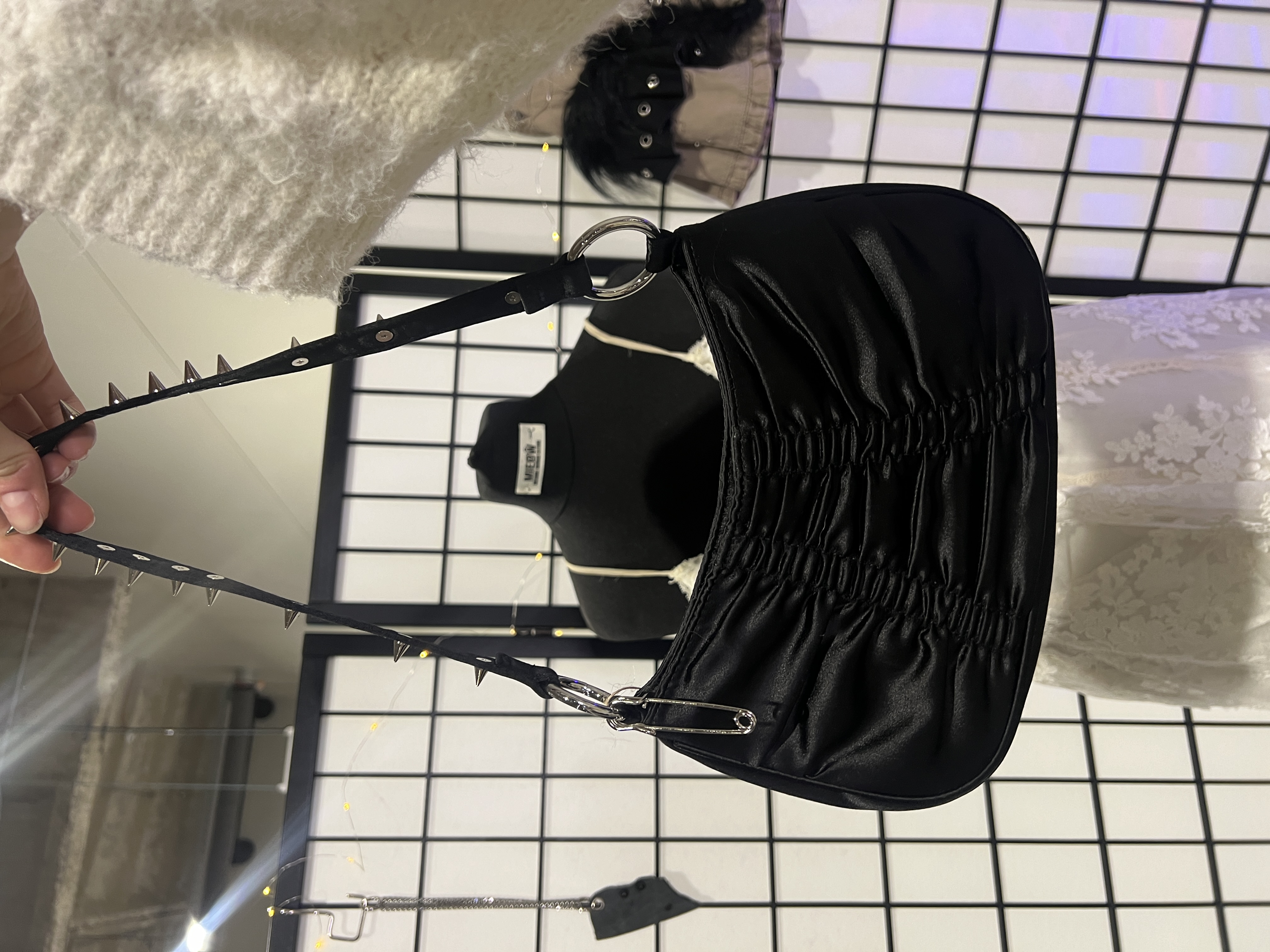 MIEØŴ Spikey Shoulder Bag