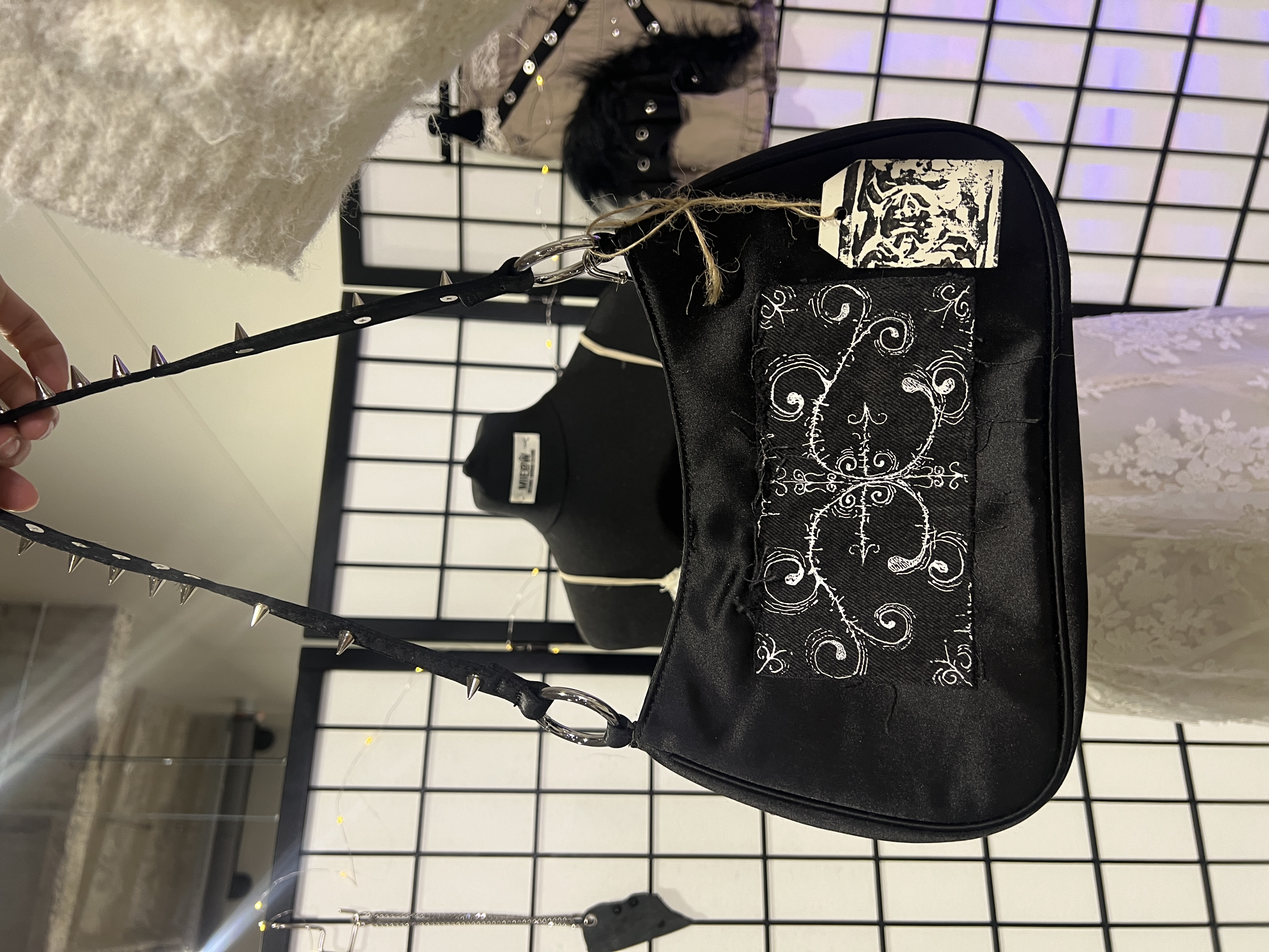 MIEØŴ Spikey Shoulder Bag