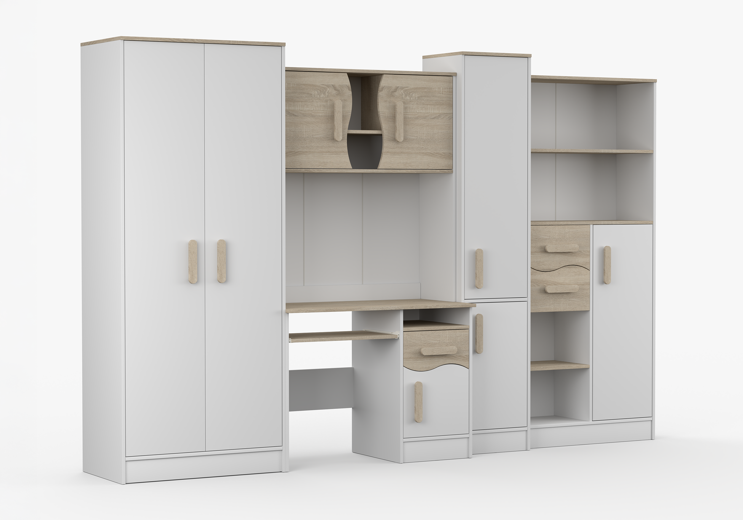 Vaikų kambario baldų komplektas Macius