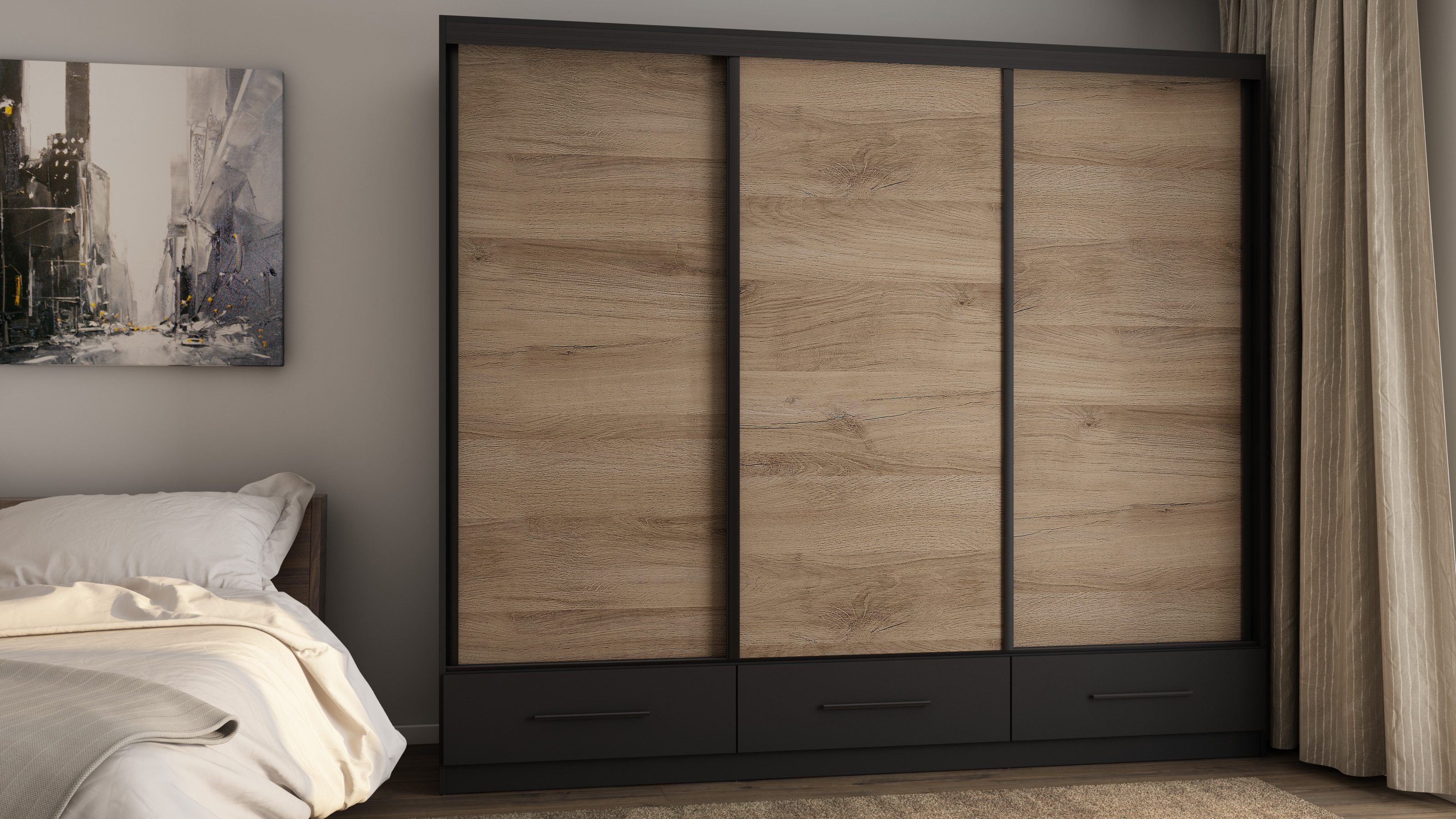 Spinta stumdomomis durimis Meblast 3D/250