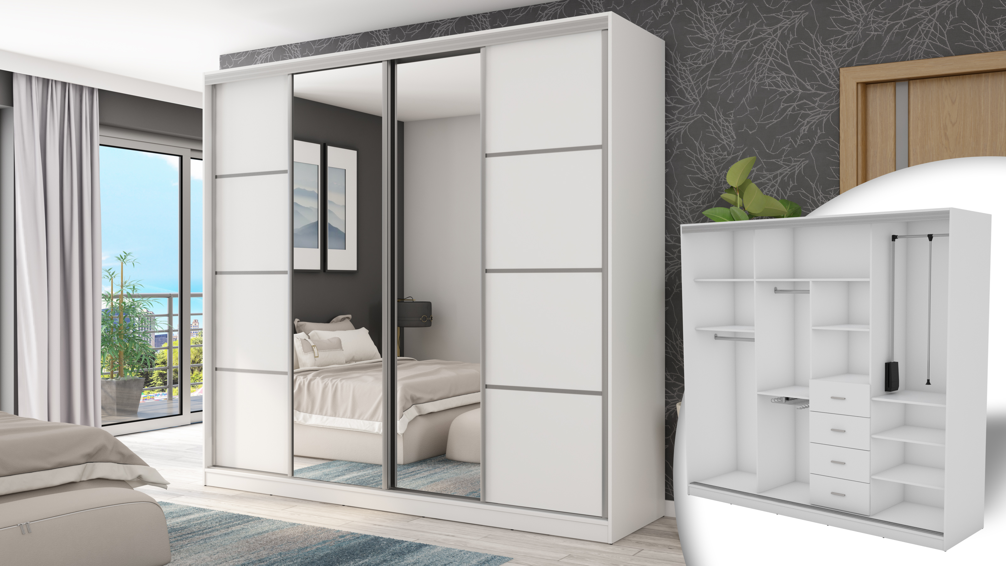 Spinta stumdomomis durimis Meblast 4D/260