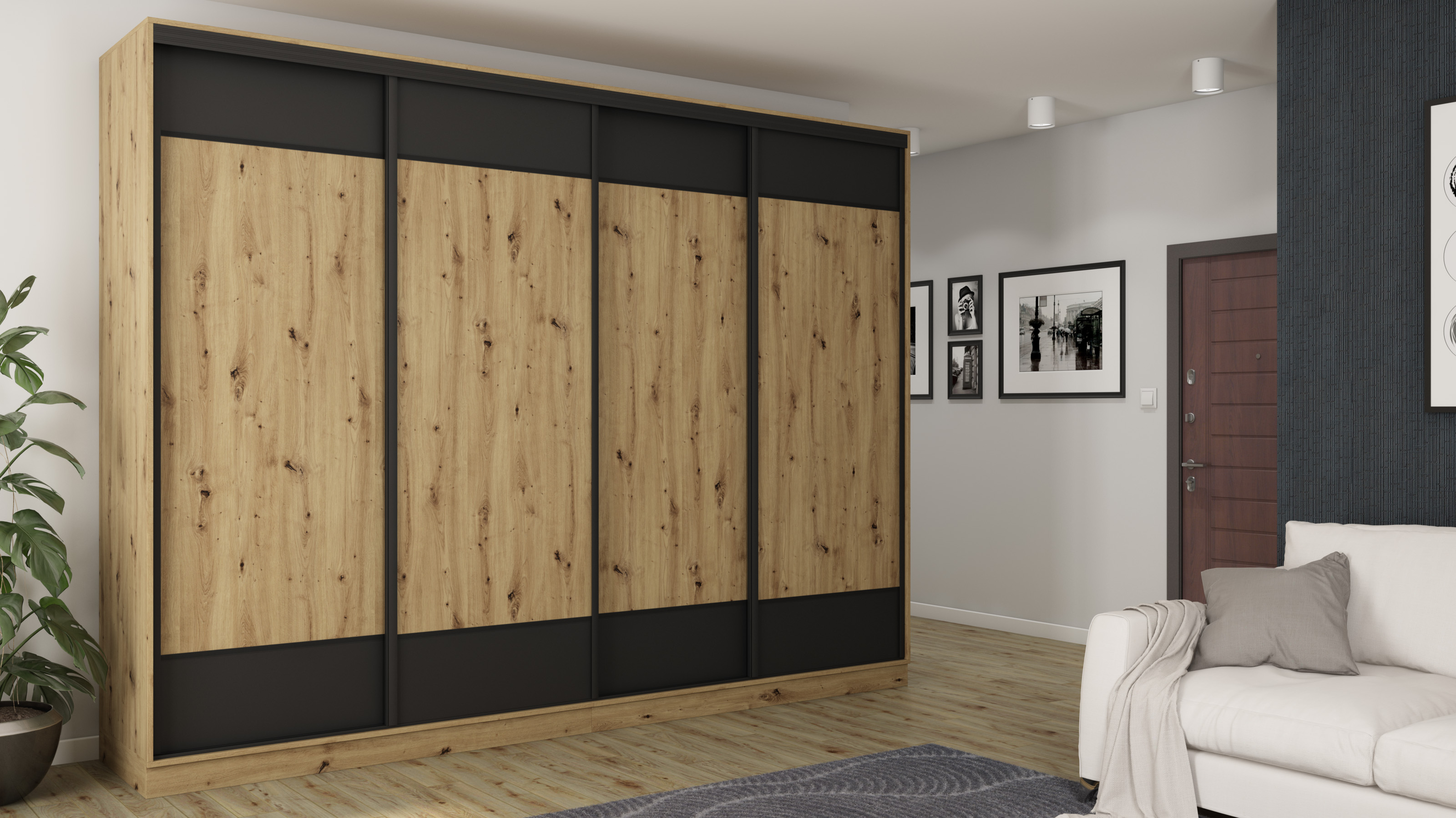 Spinta stumdomomis durimis Meblast 4D/320