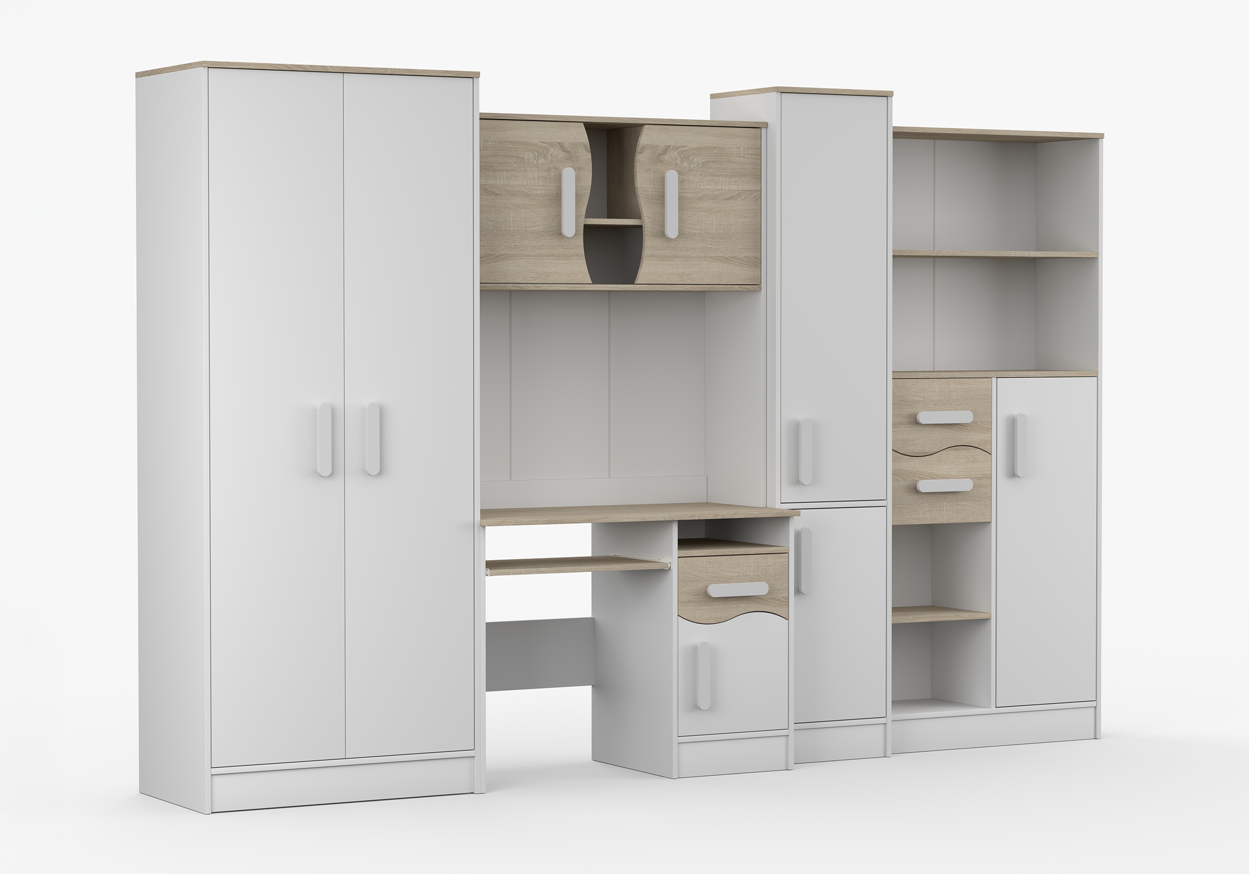 Vaikų kambario baldų komplektas Macius