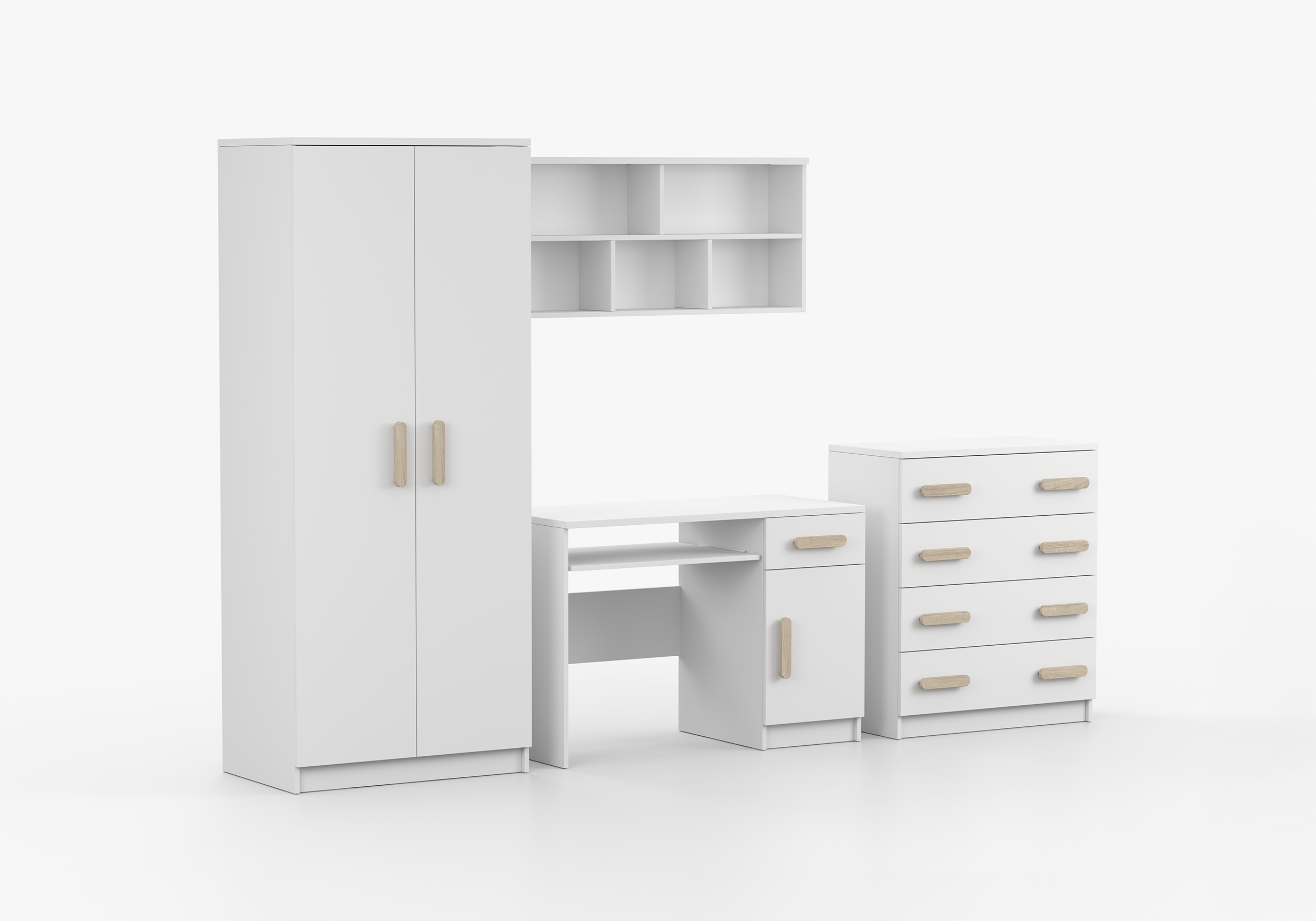 Vaikų kambario baldų komplektas Smyk 