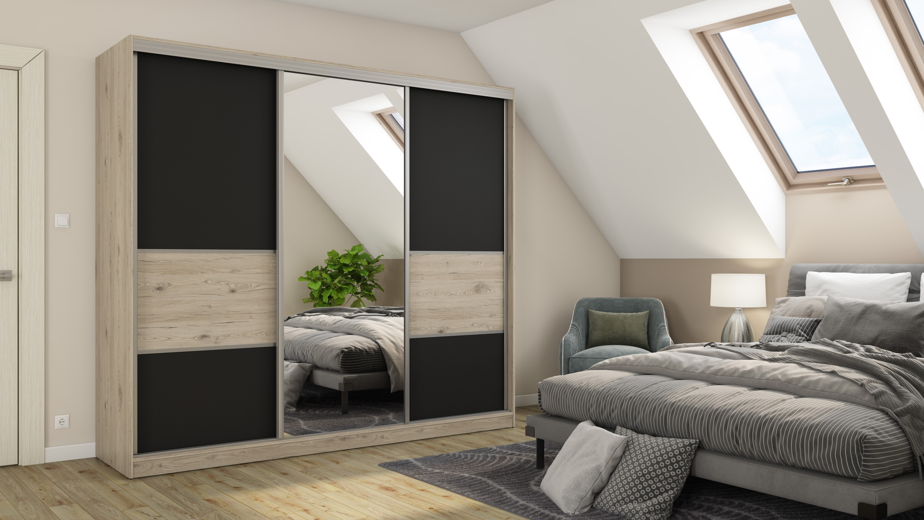 Spinta stumdomomis durimis Meblast 3D/245