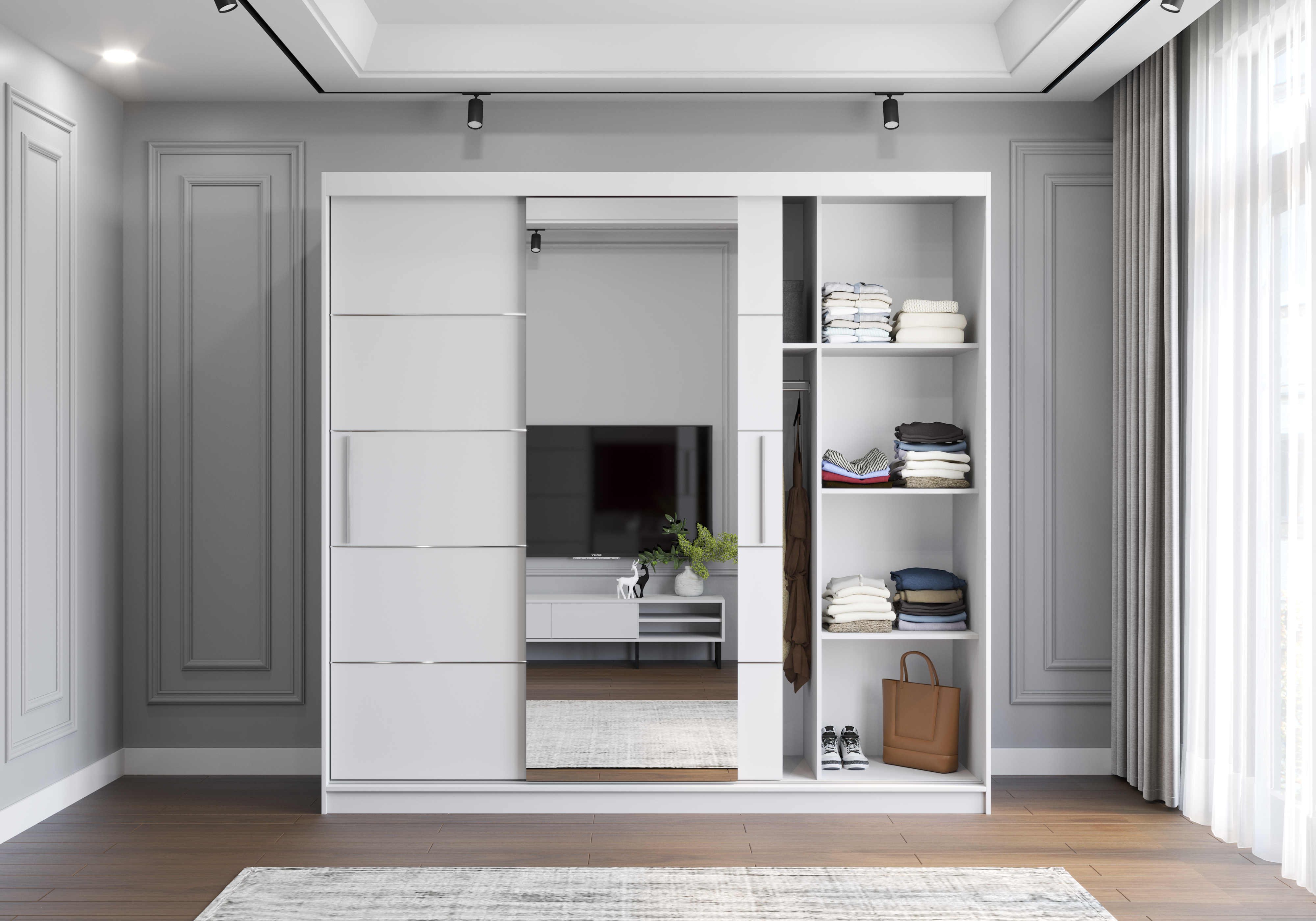 Spinta stumdomomis durimis Alba 