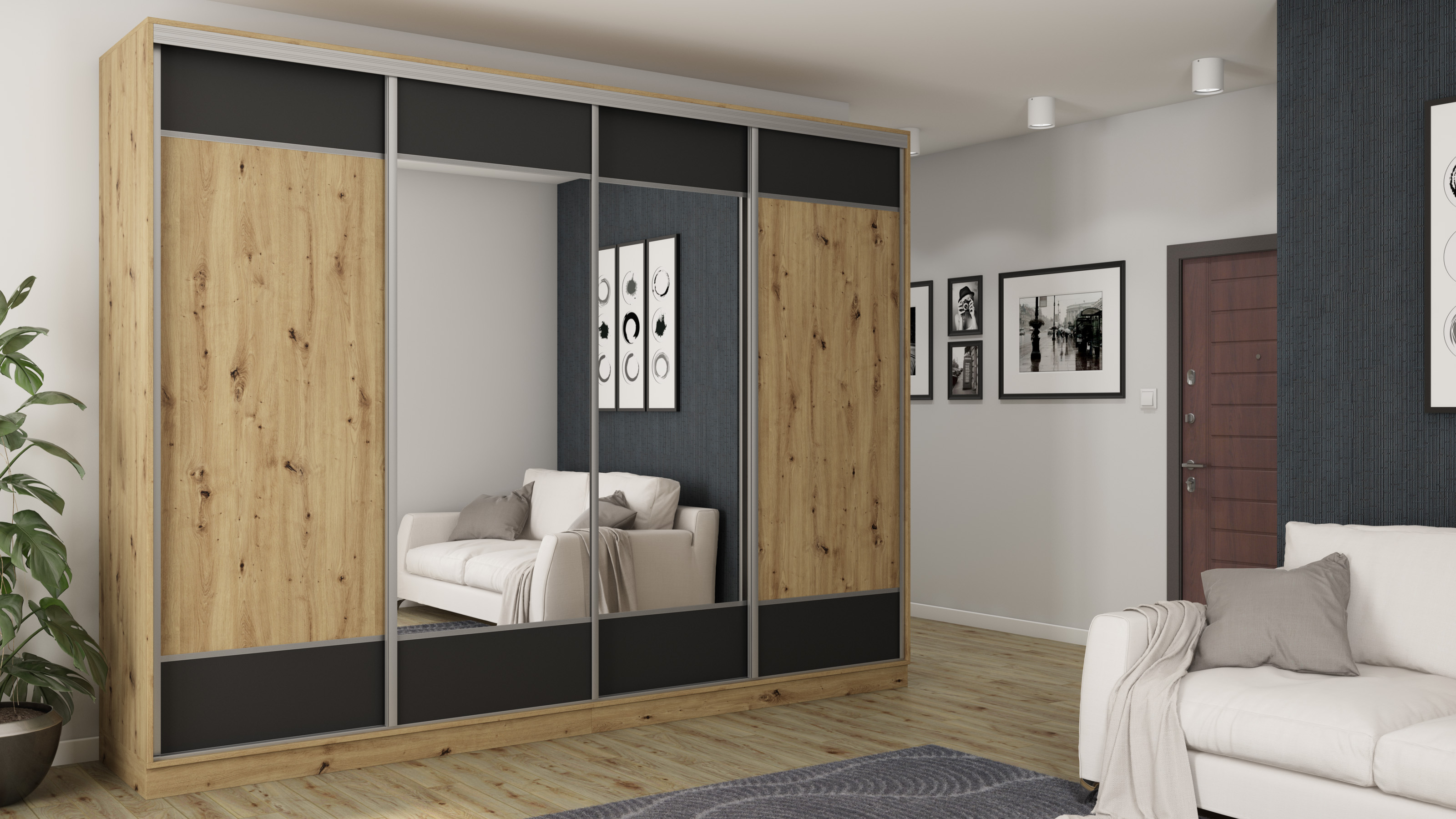 Spinta stumdomomis durimis Meblast 4D/320