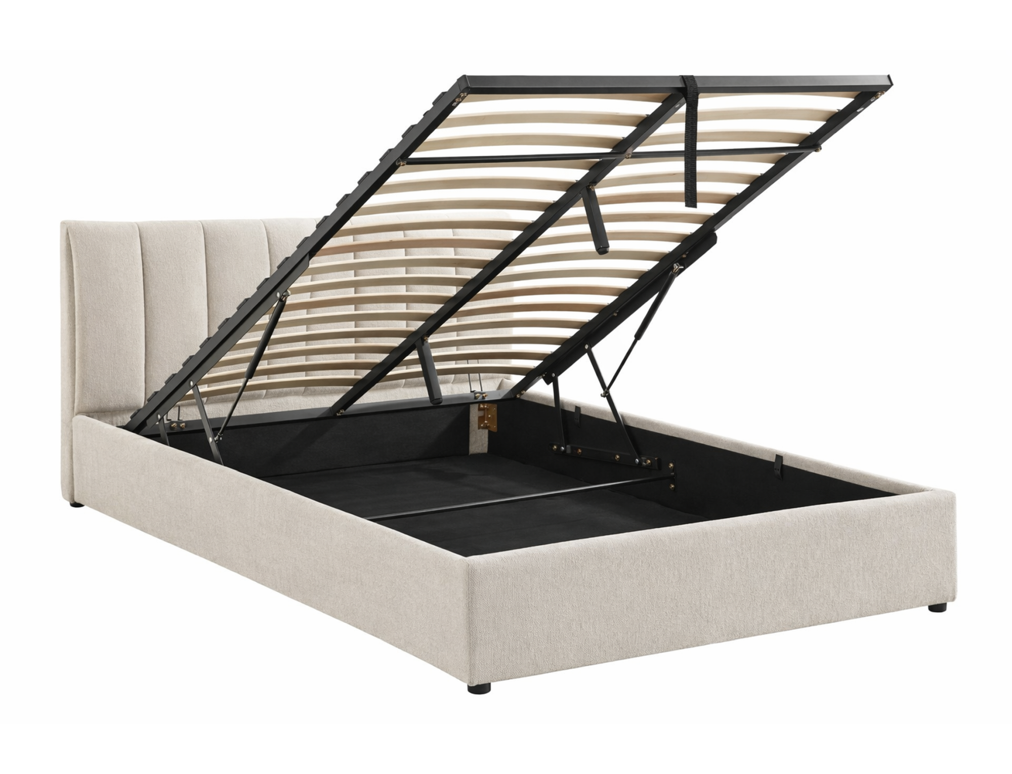 Miegamojo lova Montreal, su patalų dėže, grotelėmis