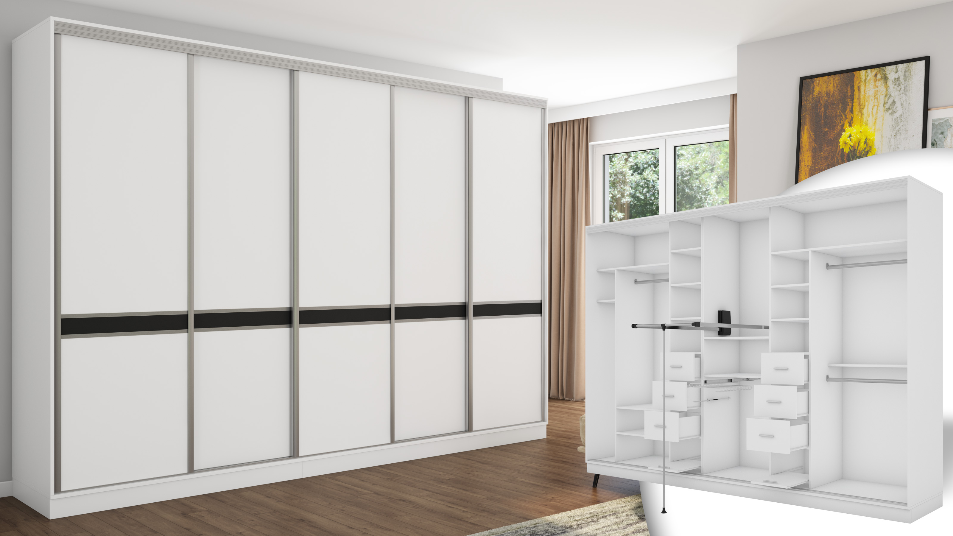 Spinta stumdomomis durimis Meblast 5D/340