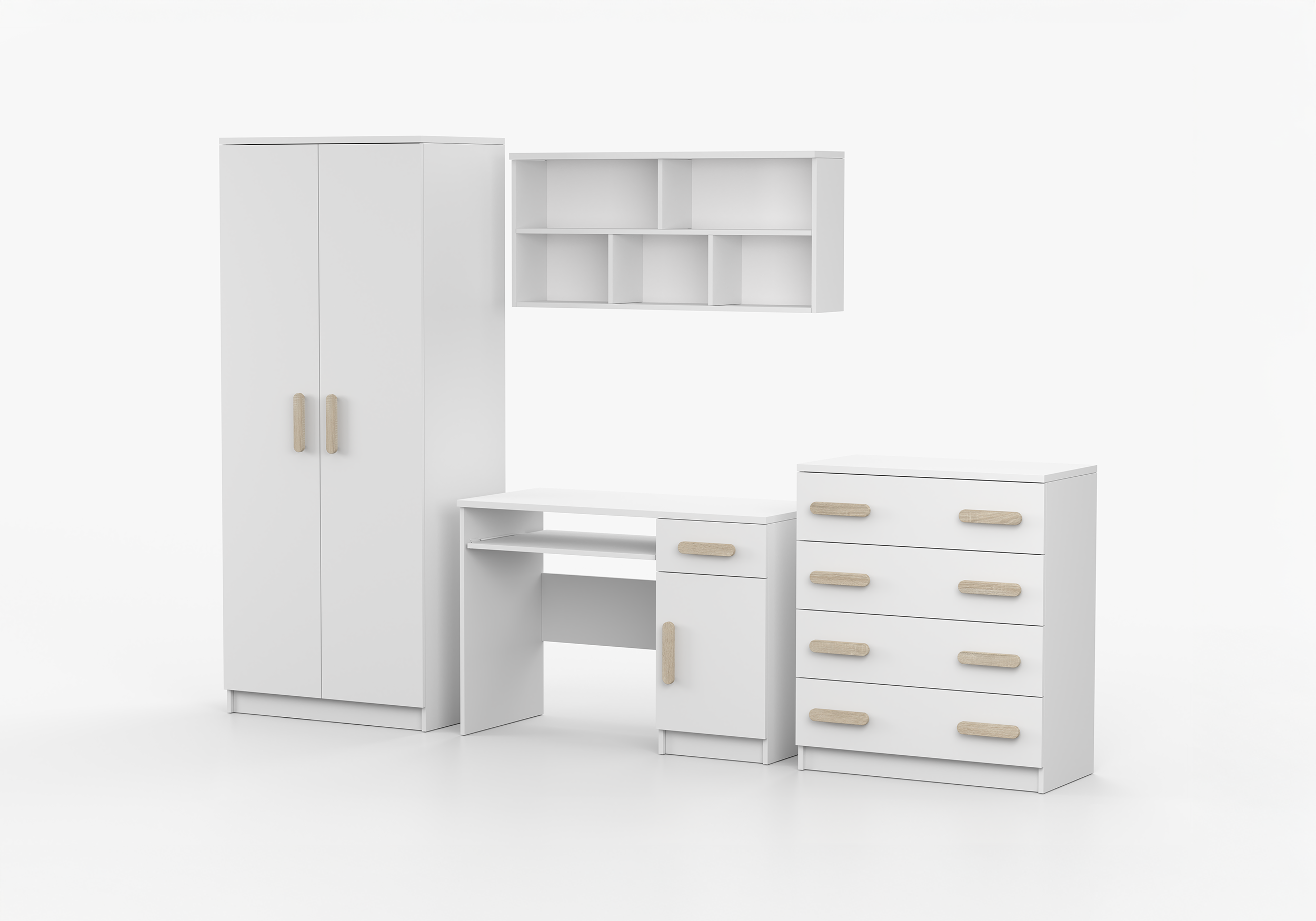 Vaikų kambario baldų komplektas Smyk 