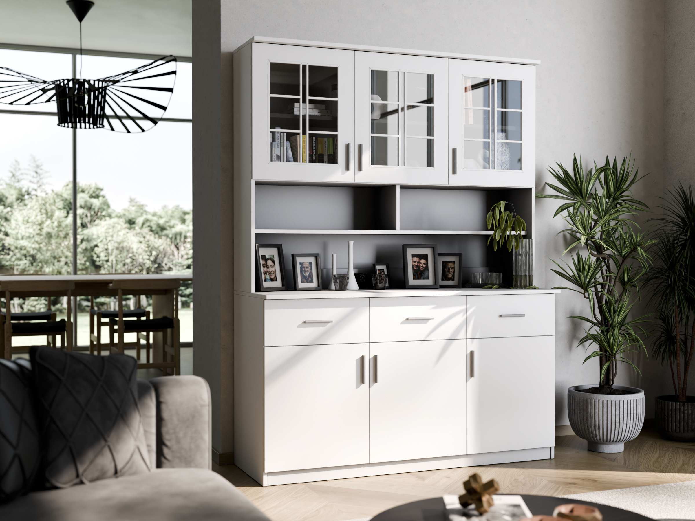 Vitrina bufetas 150