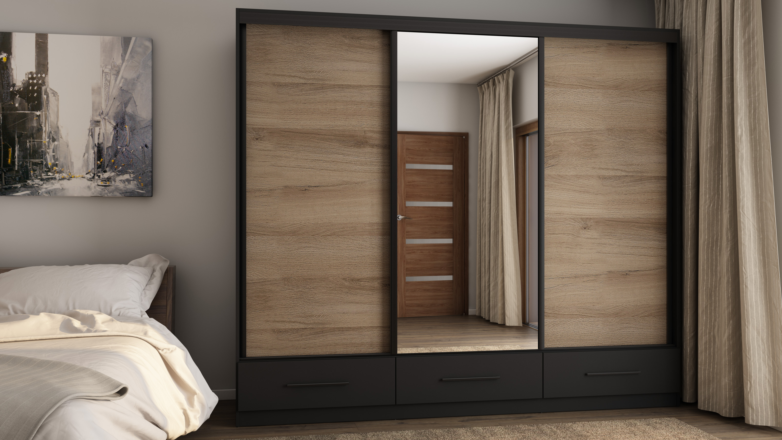 Spinta stumdomomis durimis Meblast 3D/250