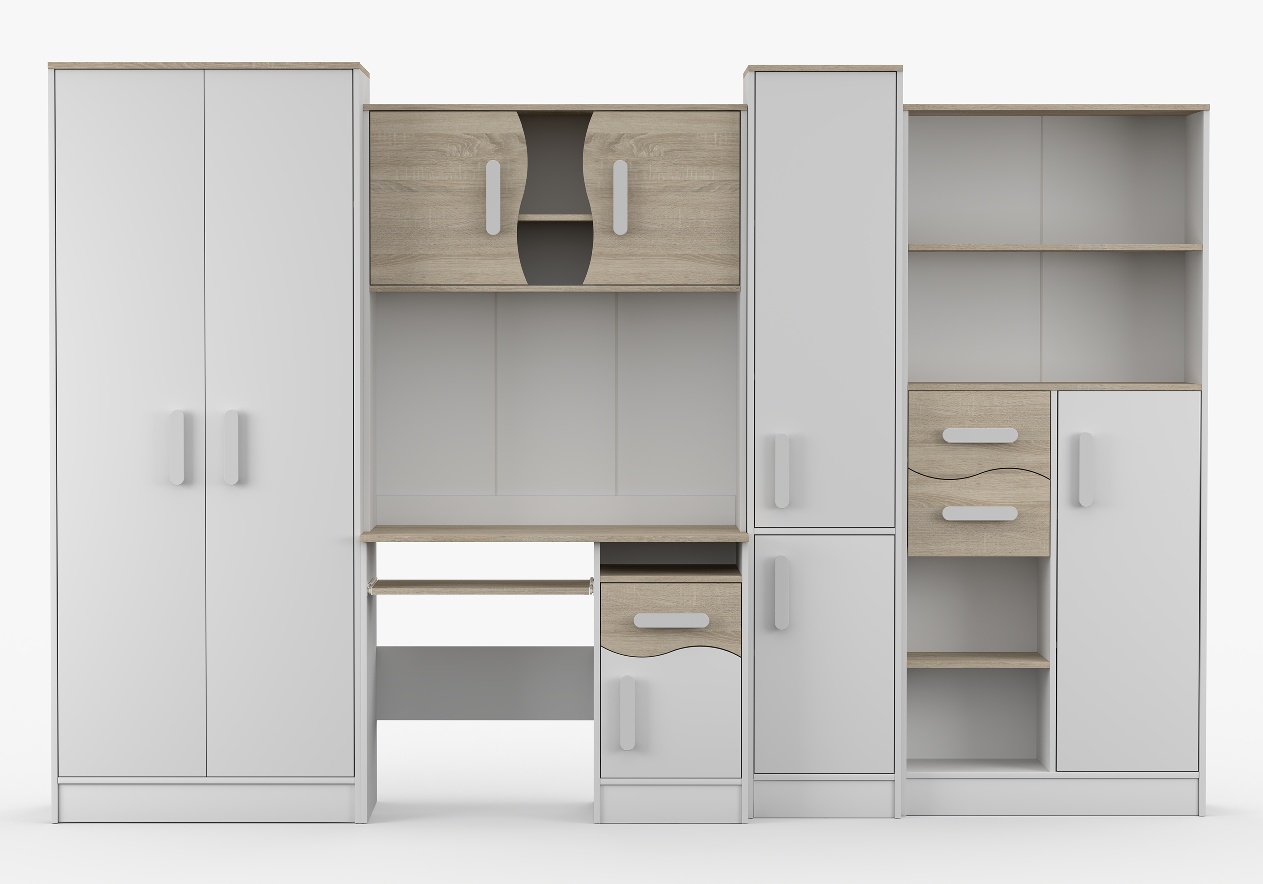 Vaikų kambario baldų komplektas Macius