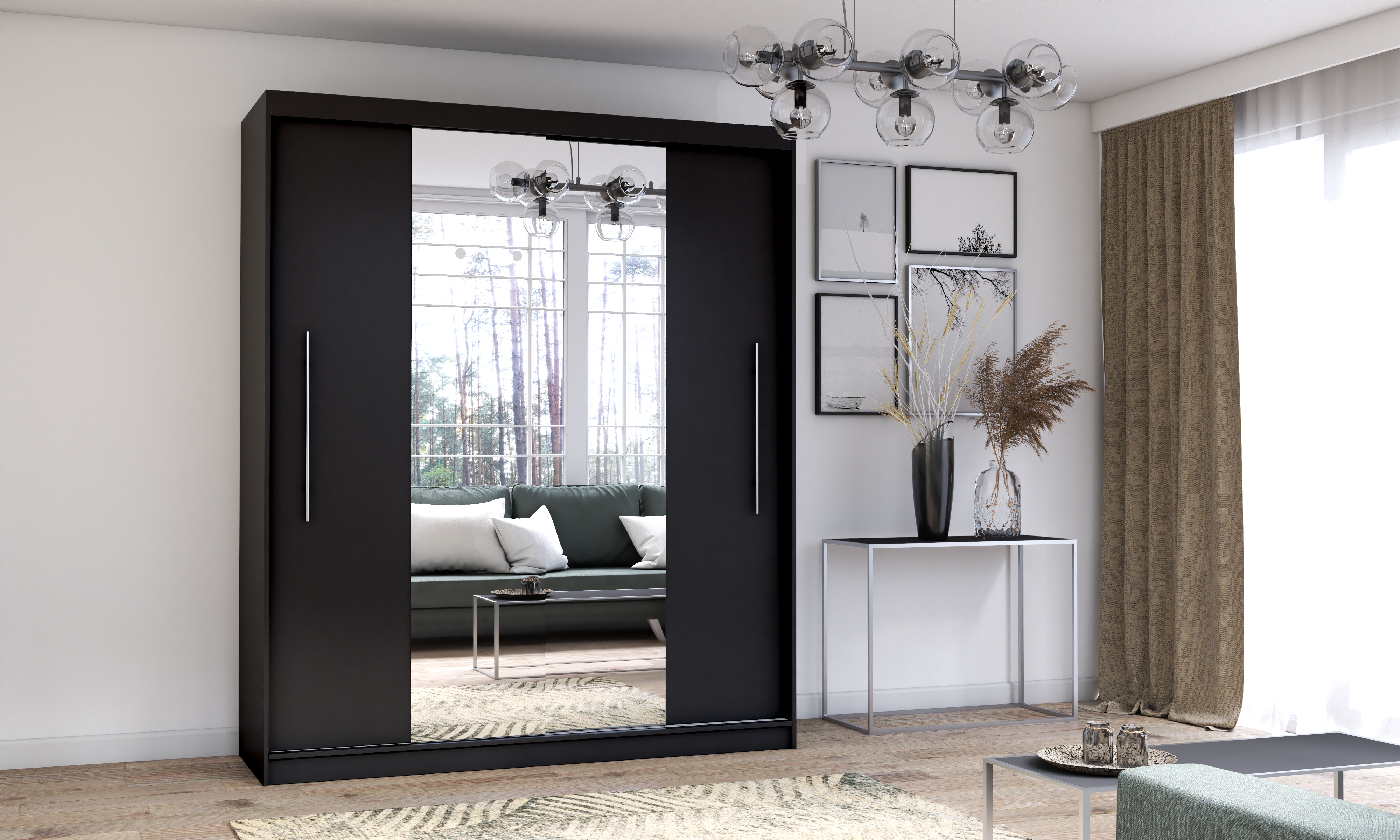 Spinta stumdomomis durimis Torino su veidrodžiais