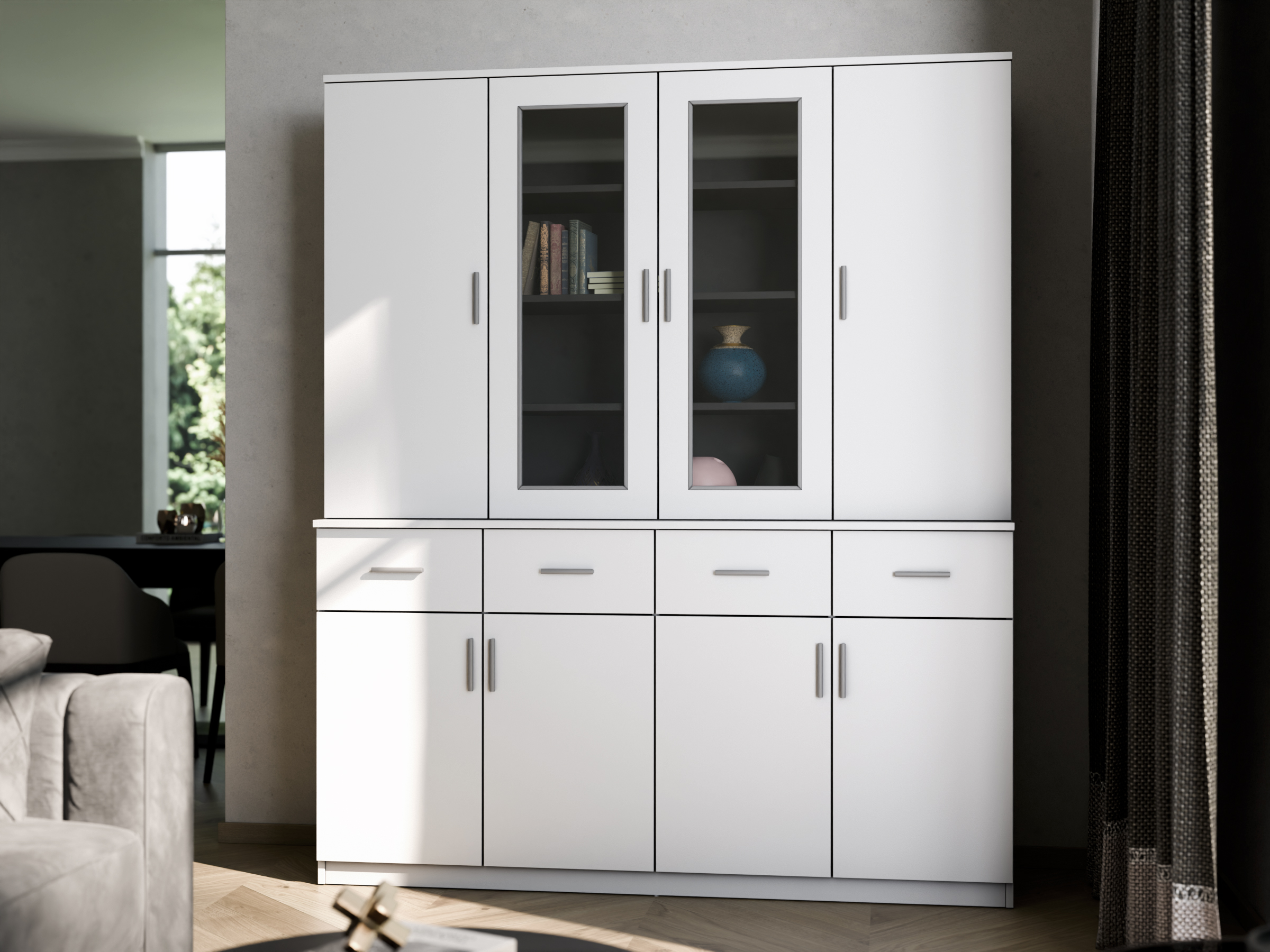Vitrina bufetas 170