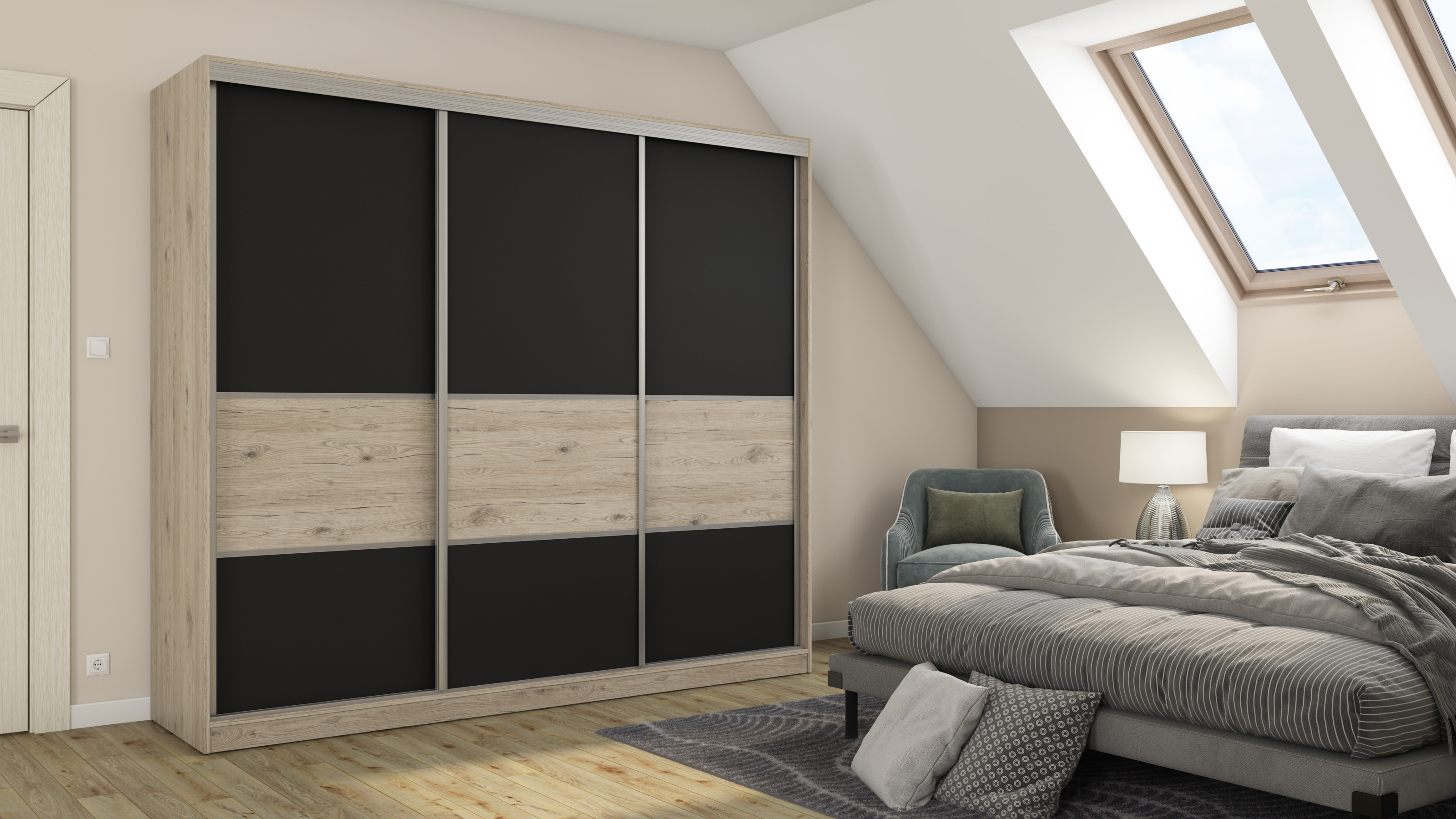 Spinta stumdomomis durimis Meblast 3D/245