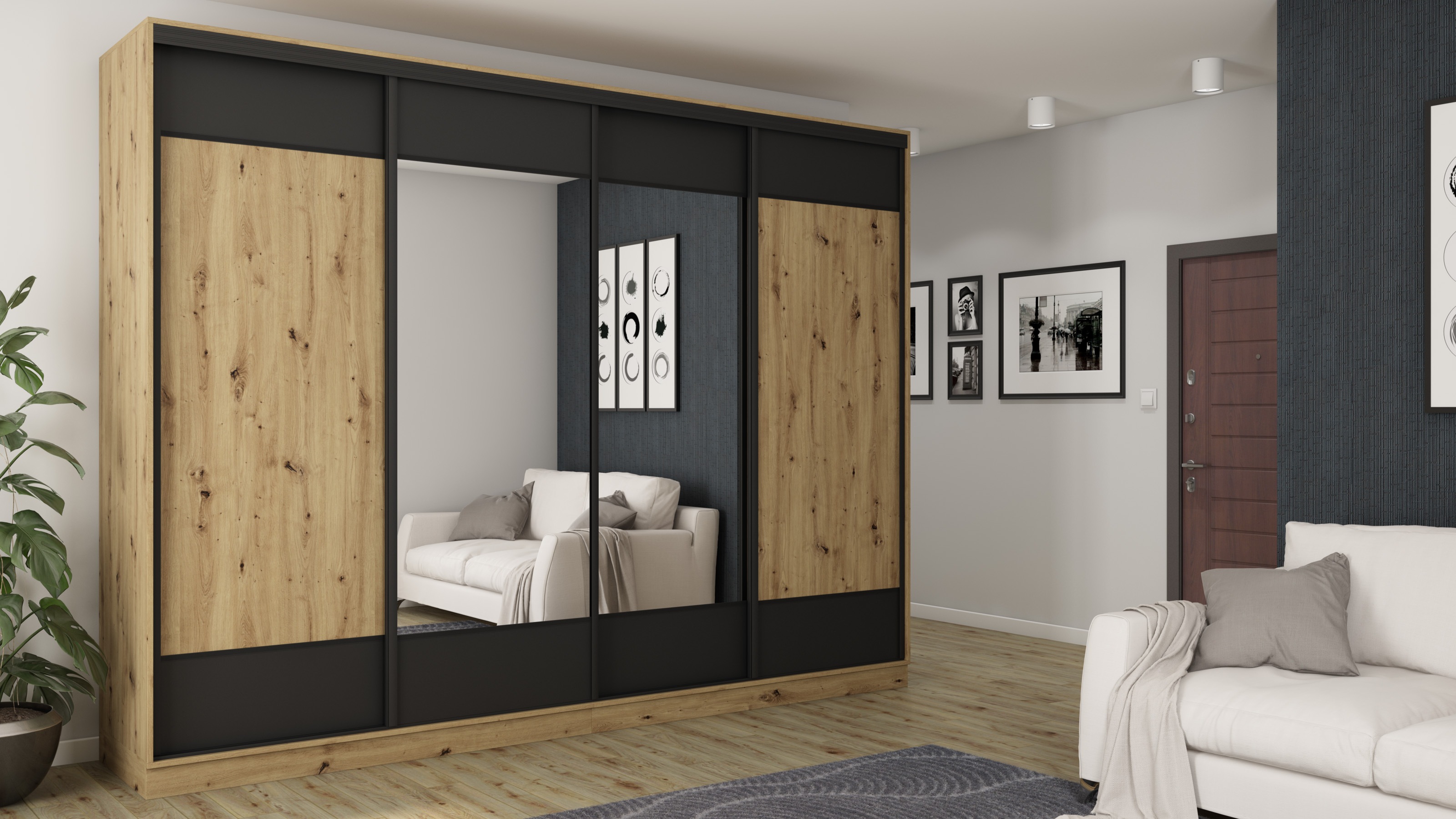 Spinta stumdomomis durimis Meblast 4D/320