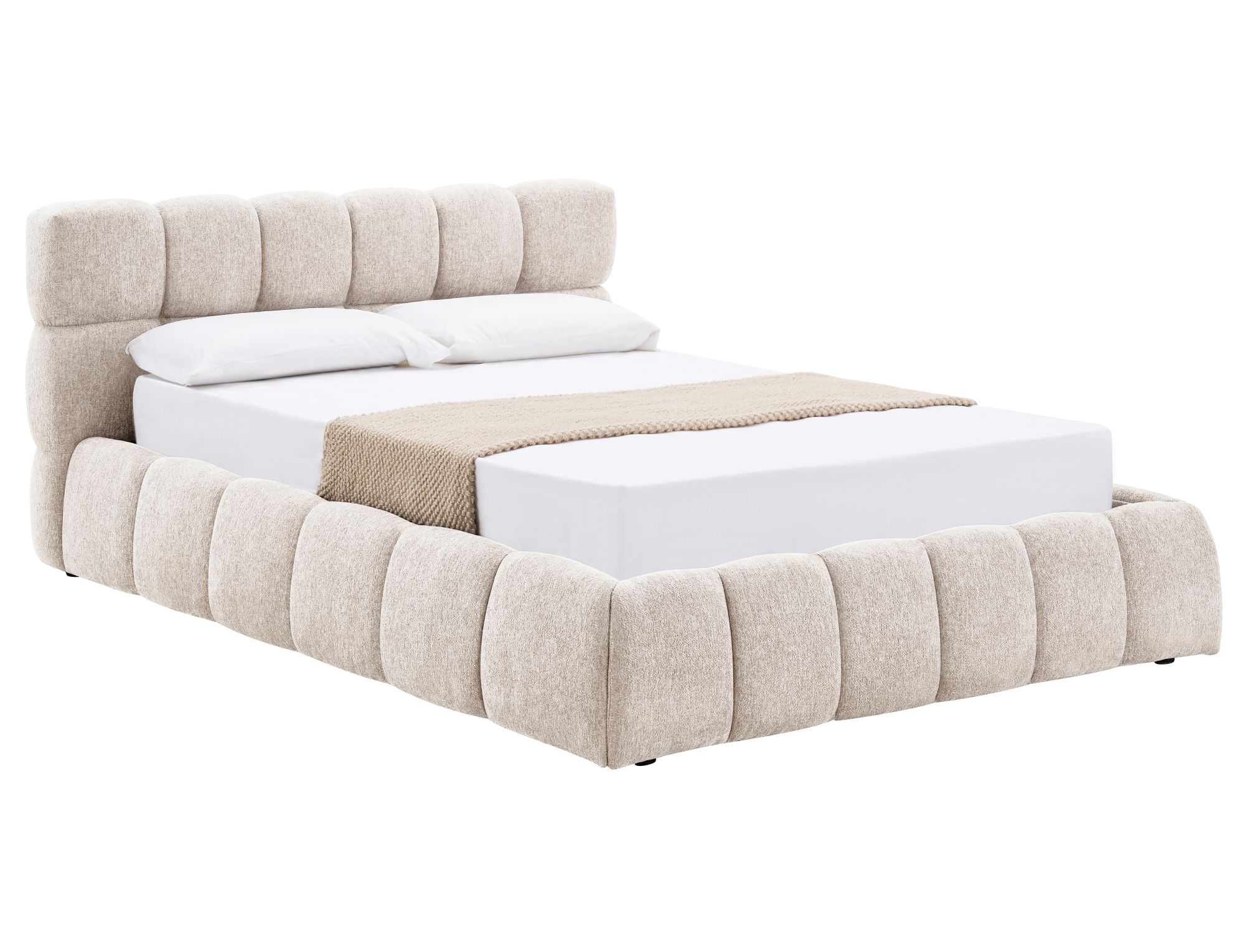 Miegamojo lova Parma Raven, su patalų dėže, grotelėmis