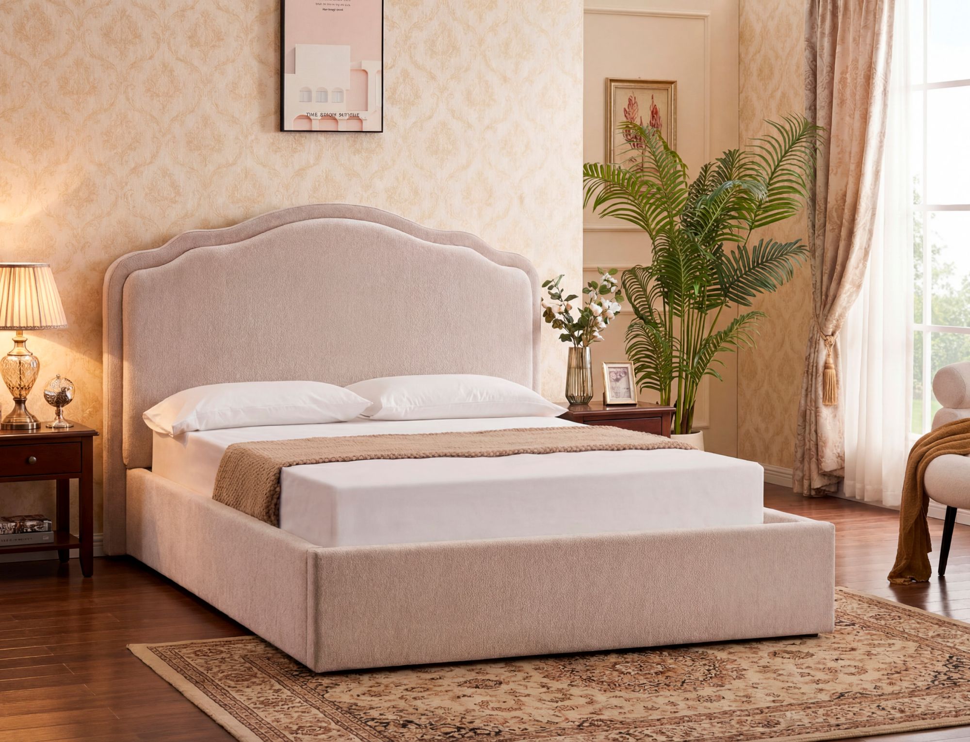 Miegamojo lova Florencija, su patalų dėže