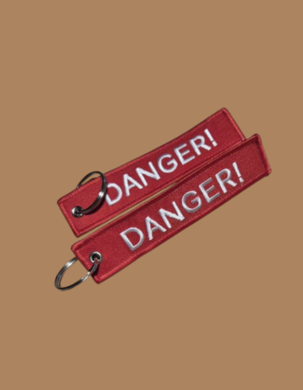 Garde goupille, rouge & blanc (lot de 2)