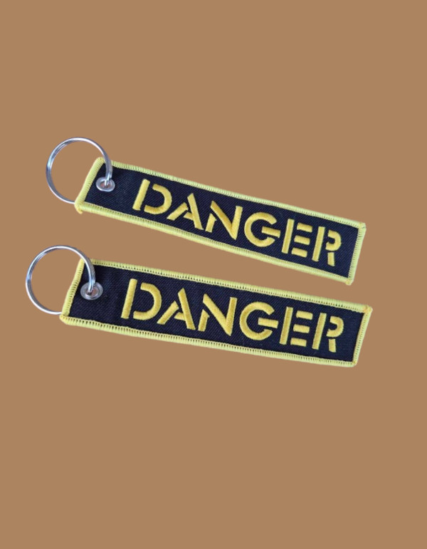 Garde goupille, noir & jaune (lot de 2)