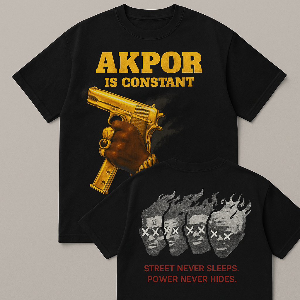 AKPOR is Constant Golden Gun Tee