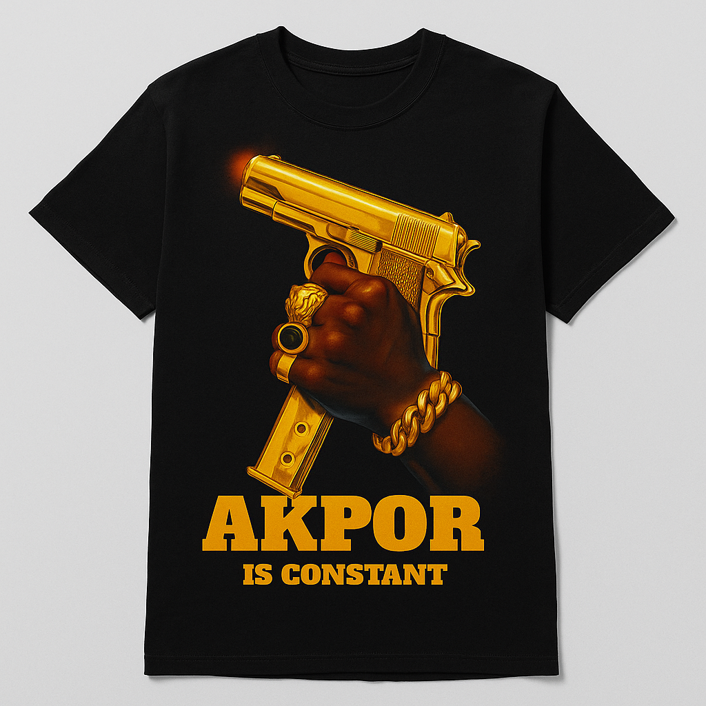 AKPOR is Constant Golden Gun Tee