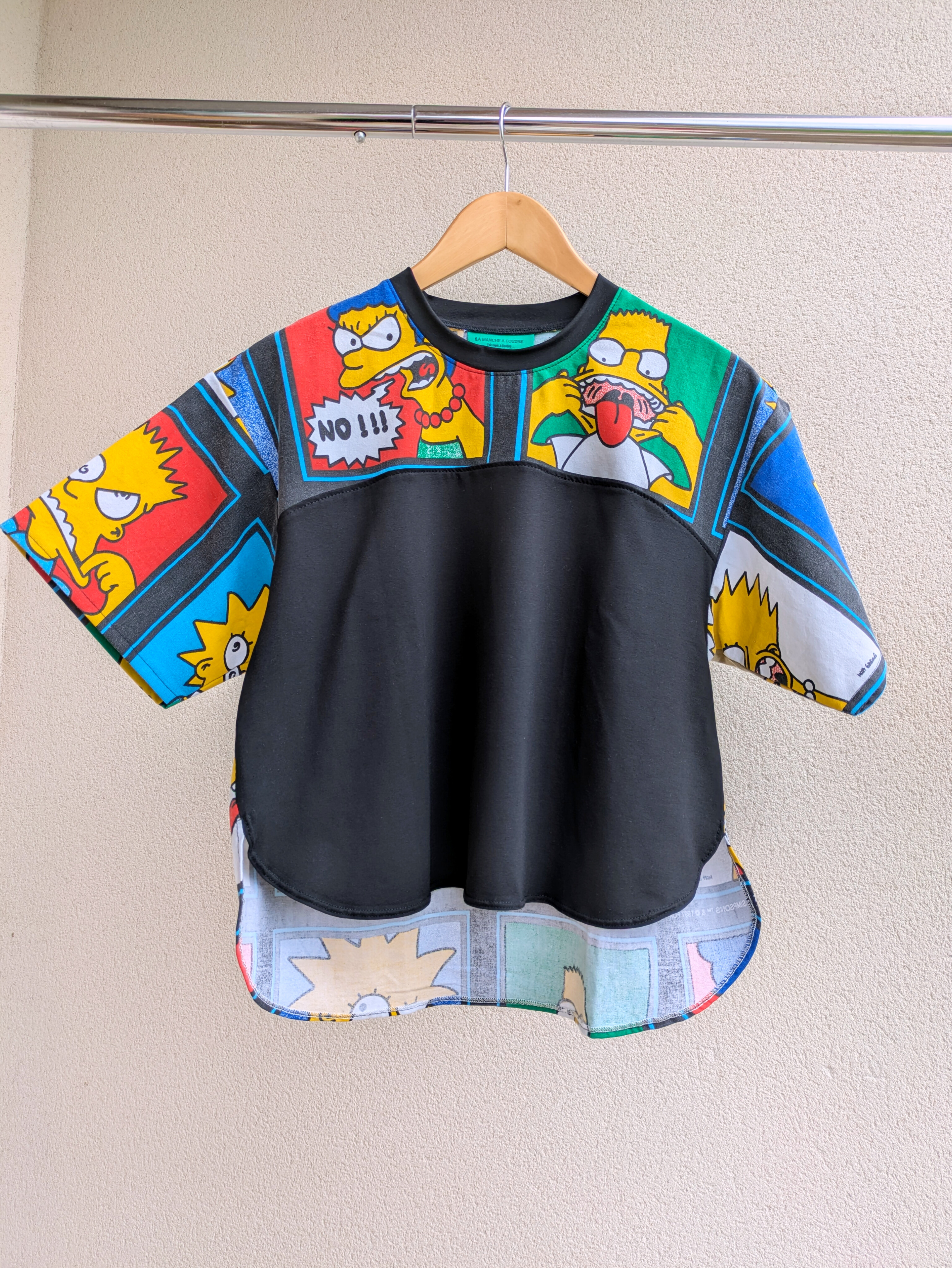 Blouse Trez - Simpson et jersey noir