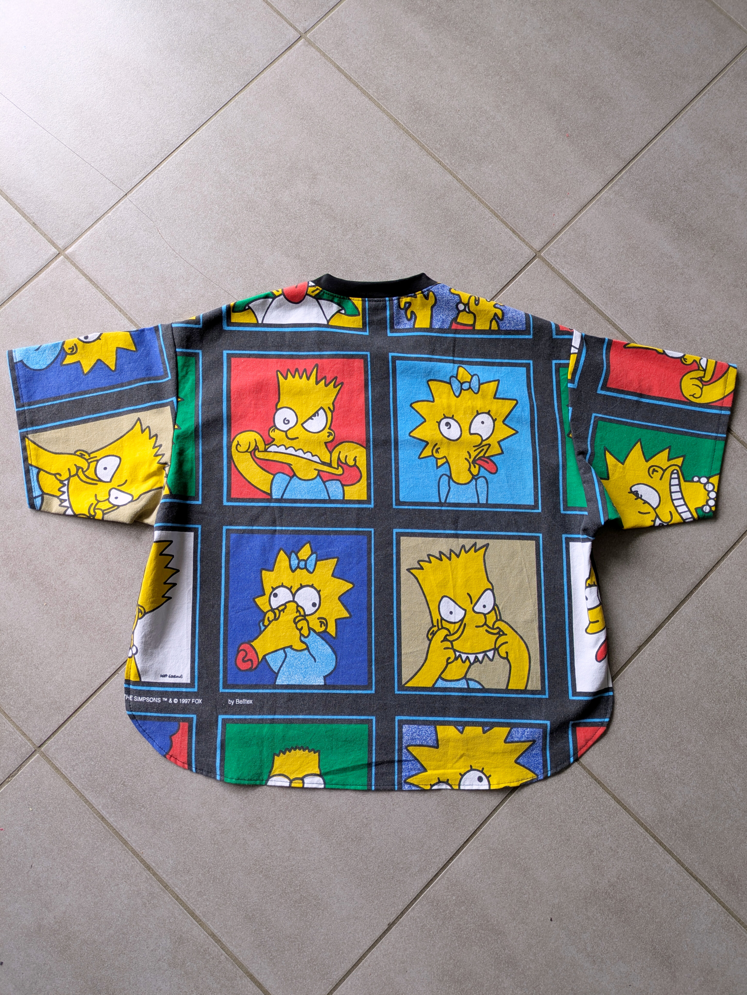 Blouse Trez - Simpson et jersey noir