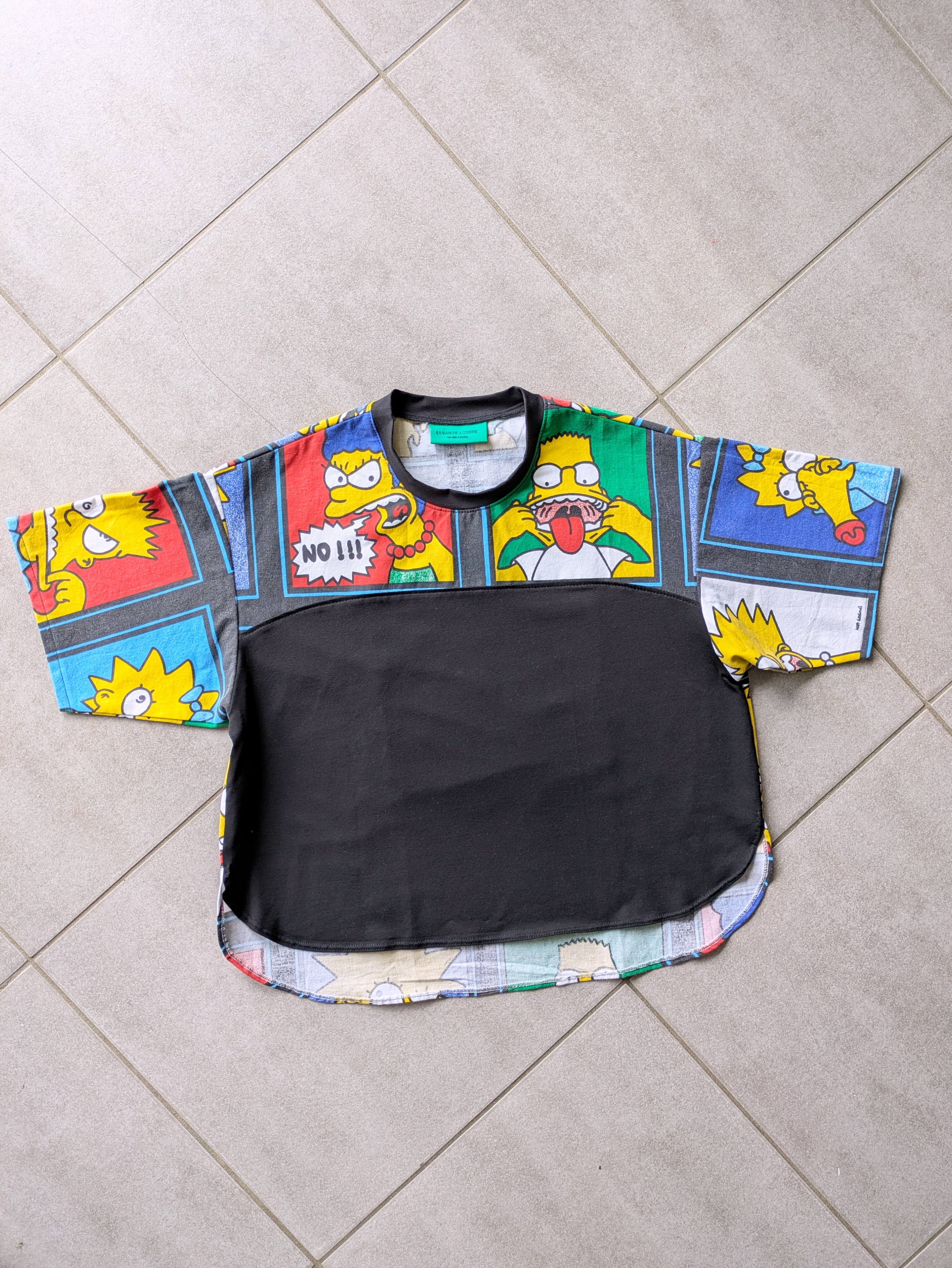 Blouse Trez - Simpson et jersey noir