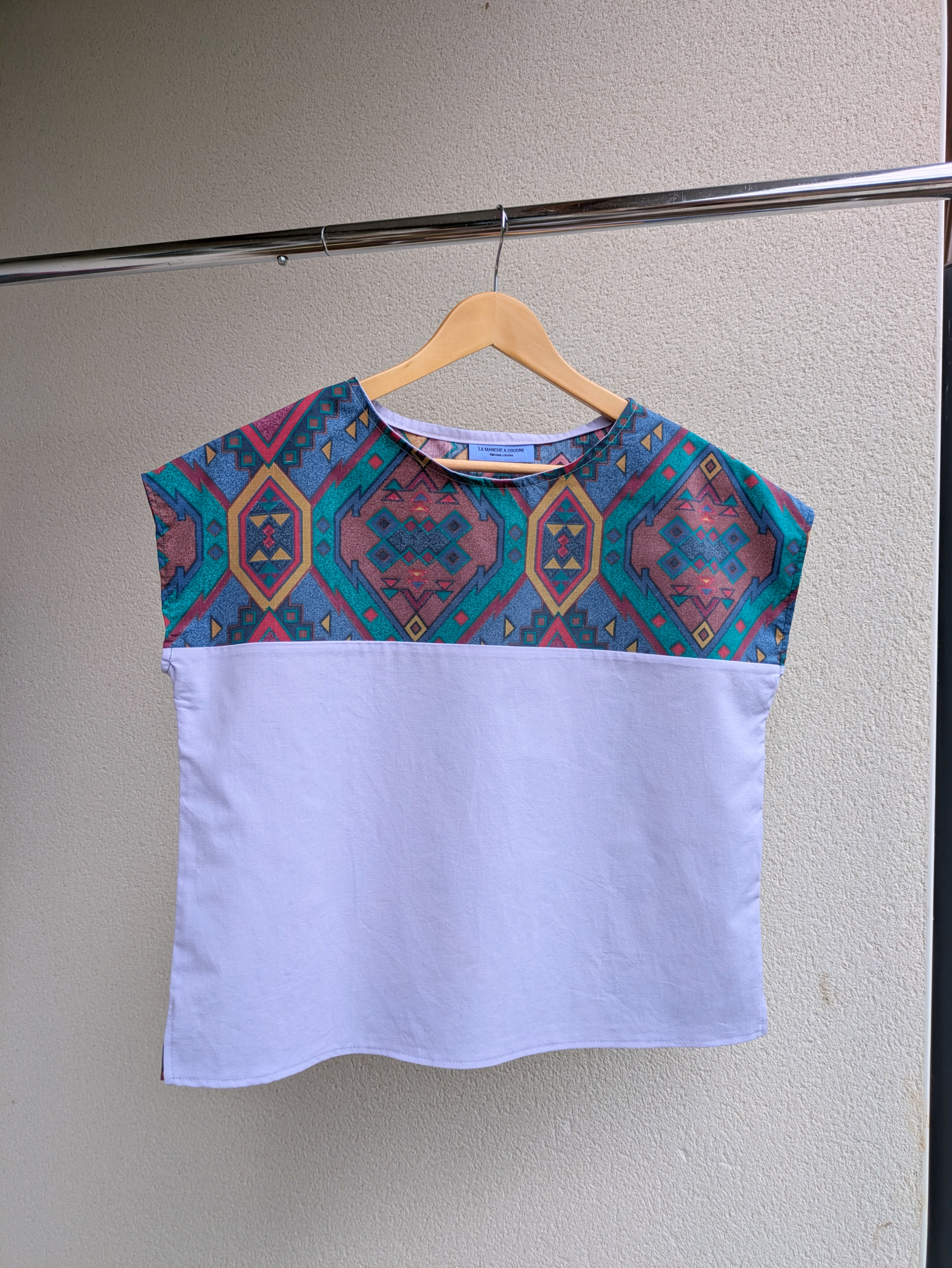 Blouse Poups - Bohème et parme
