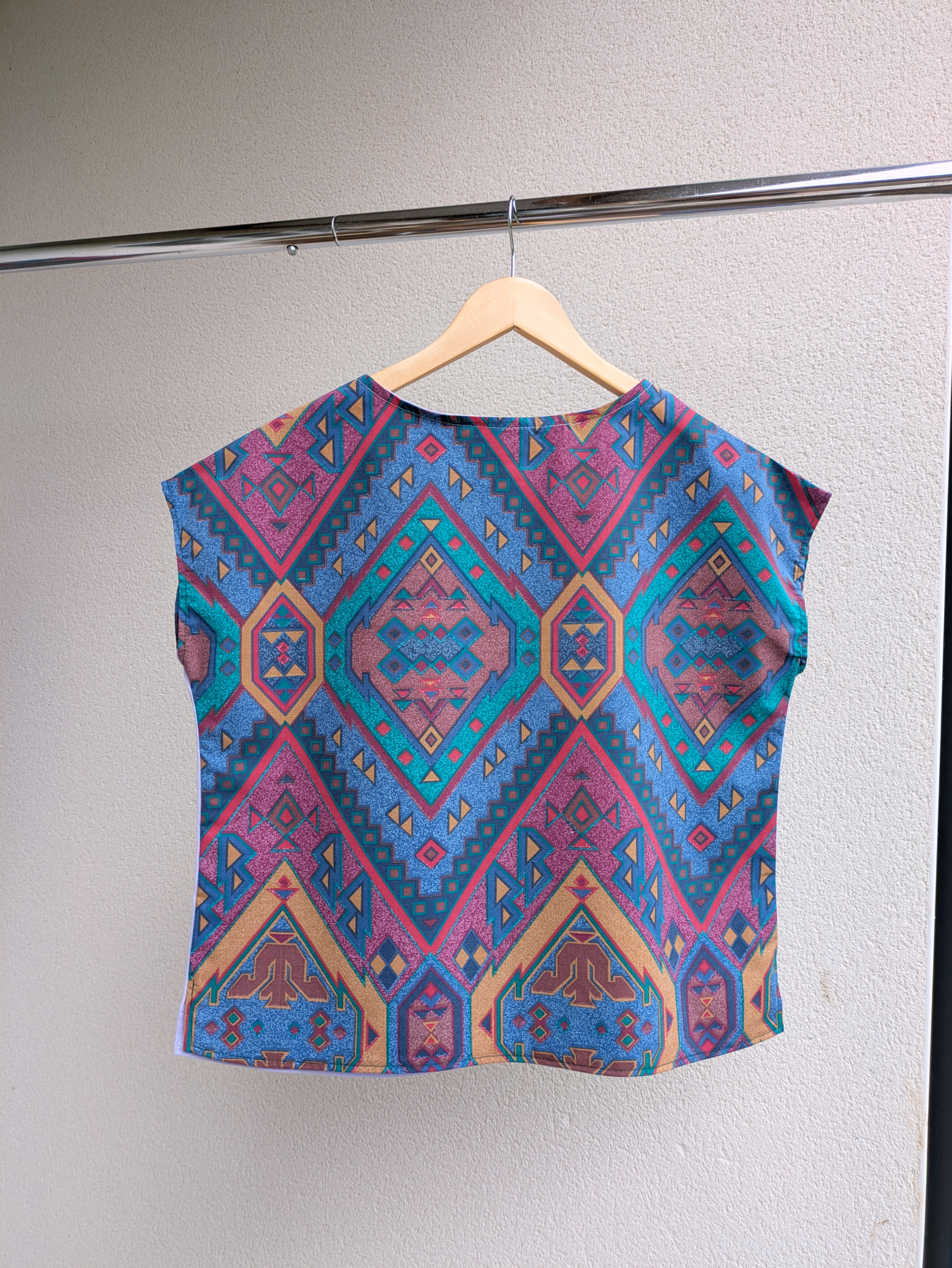 Blouse Poups - Bohème et parme