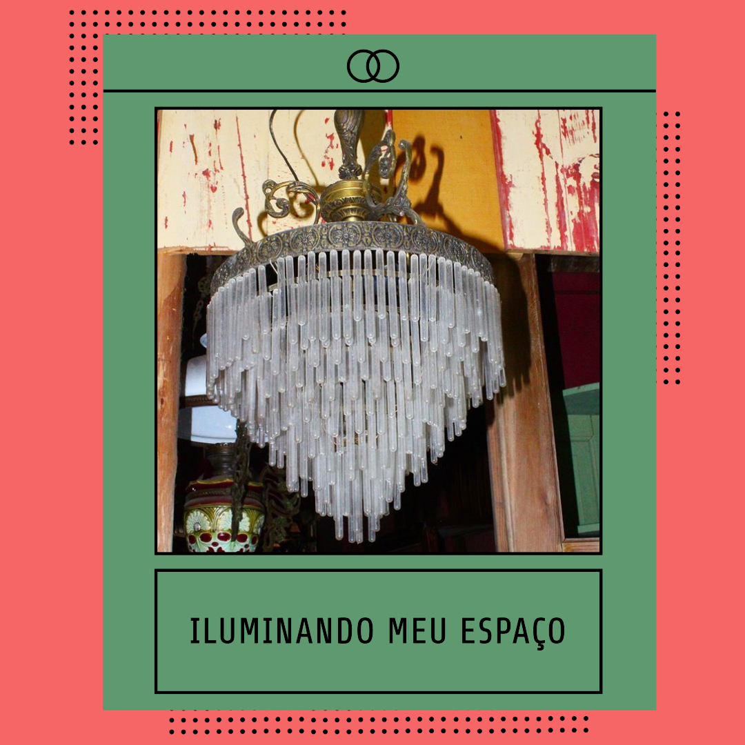 Lustre de teto com pingentes