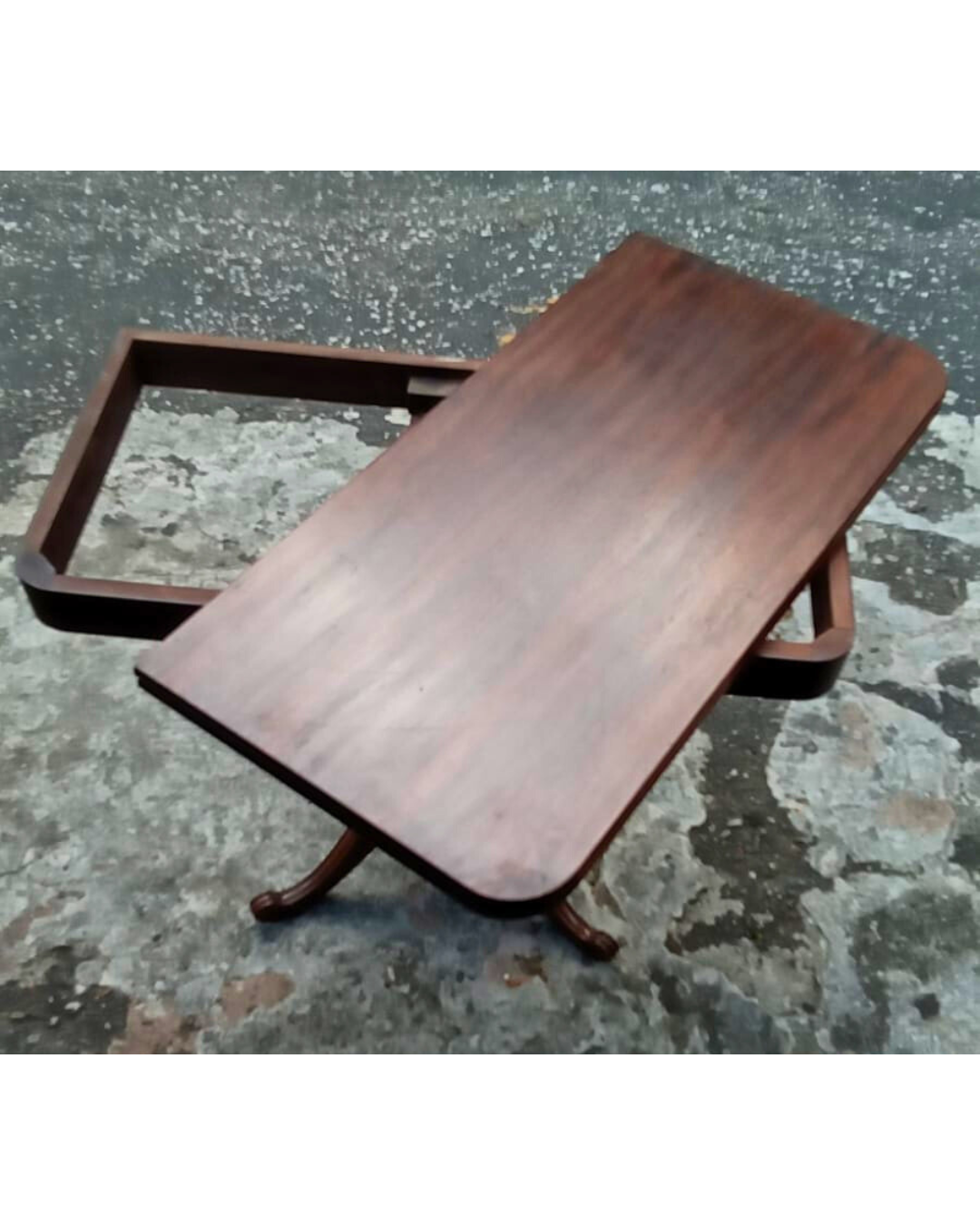 Mesa Dobrável de Madeira Jacarandá