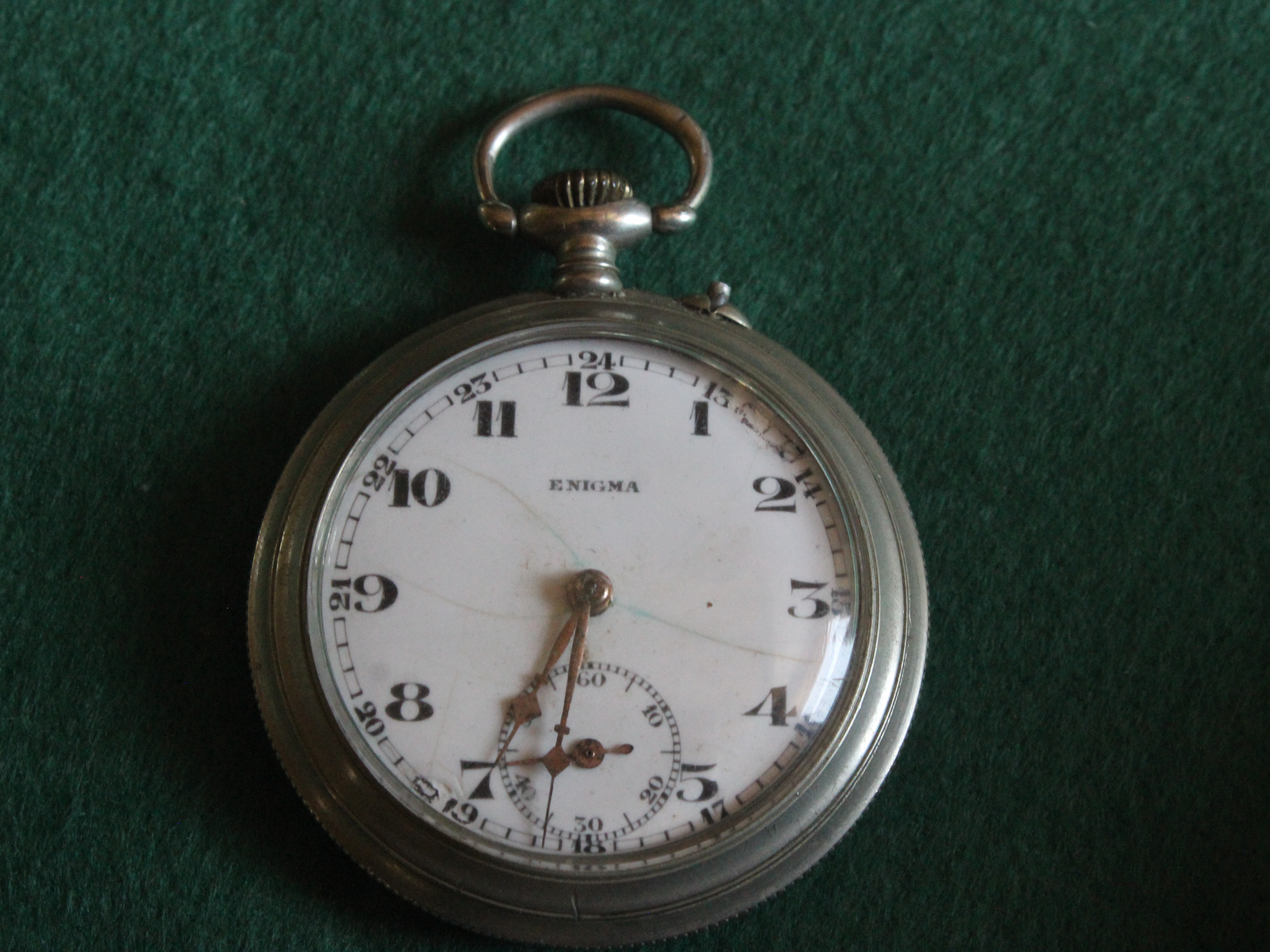 relógio de bolso vintage da marca "ENIGMA"