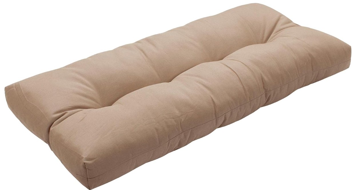  Magpie Fabrics Indoor Outdoor Bench Cushion 42"x18", Non-Slip Tufted Long Seat Pads