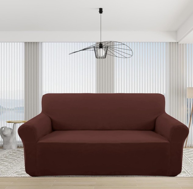 Velvet Loveseat Sofa Covers Stretch Couch Cover Furniture Protector Sofa Slipcover for Dogs