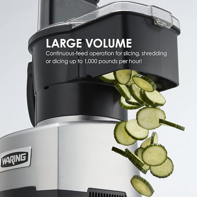 Bread Toaster Waring Commercial 4 Quart Food Processor, 2 HP Motor, Extra Large Feed Tube, LiquiLock Sealed Bowl System, S Blade Chops Purees Emulsifies, 120V, 5-15 Phase Plug, Clear WFP16SC Black