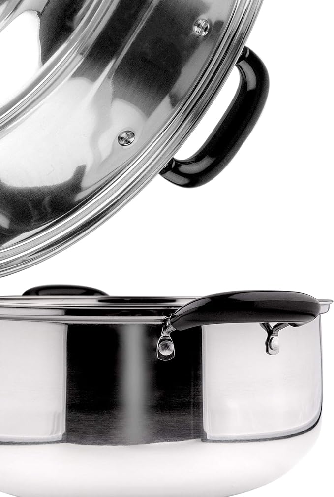 Stainless Steel Steamer Set 3 Tier Multi Tier Layer Stainless Steel Steamer Pot For Cooking With Stackable Pan Insert/Lid, Food Steamer, Vegetable Steamer Cooker, Steamer Cookware Pot, Vaporeras Para Tamales, Multilayer 16 