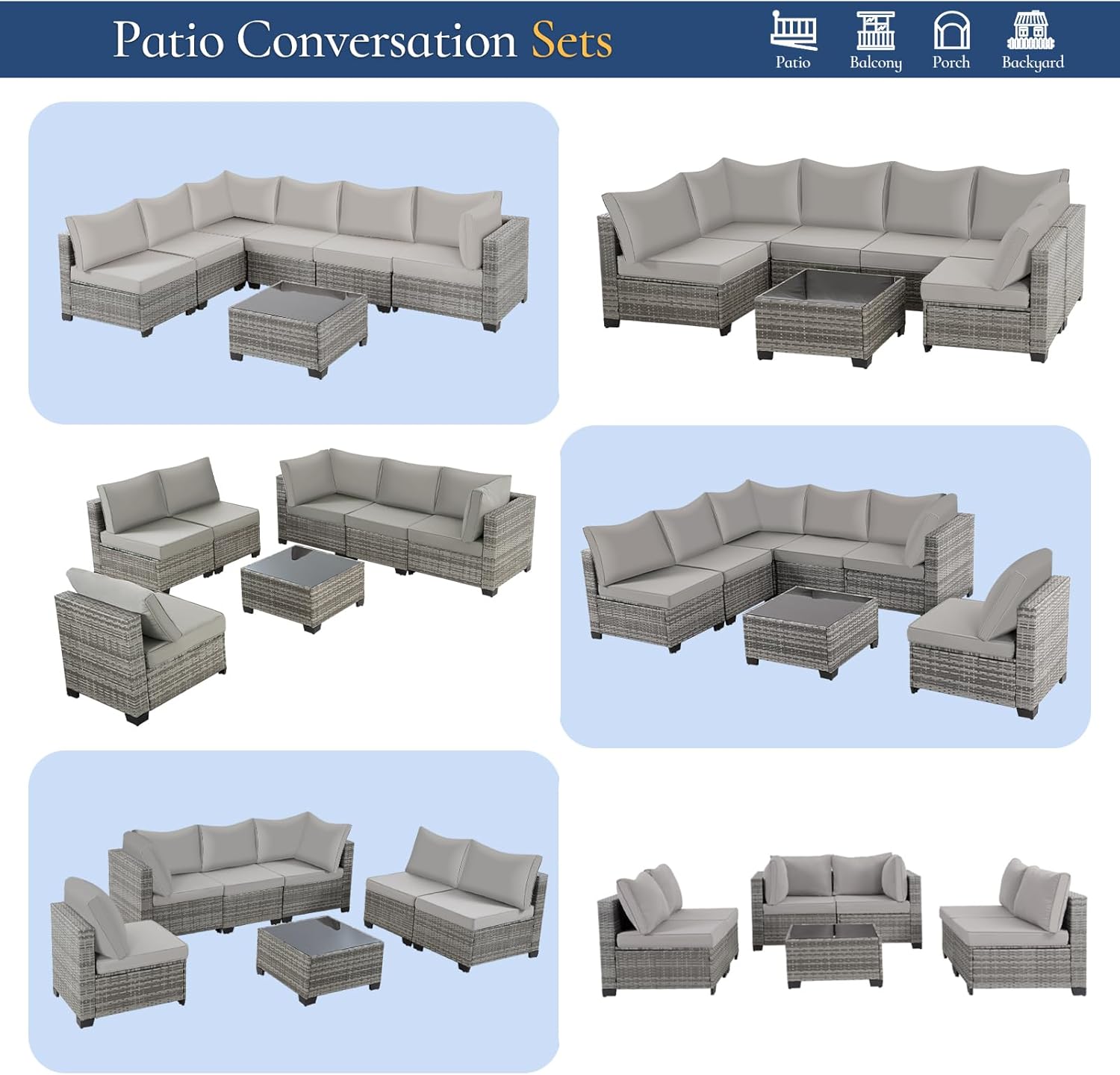 Outdoor Patio Furniture Set