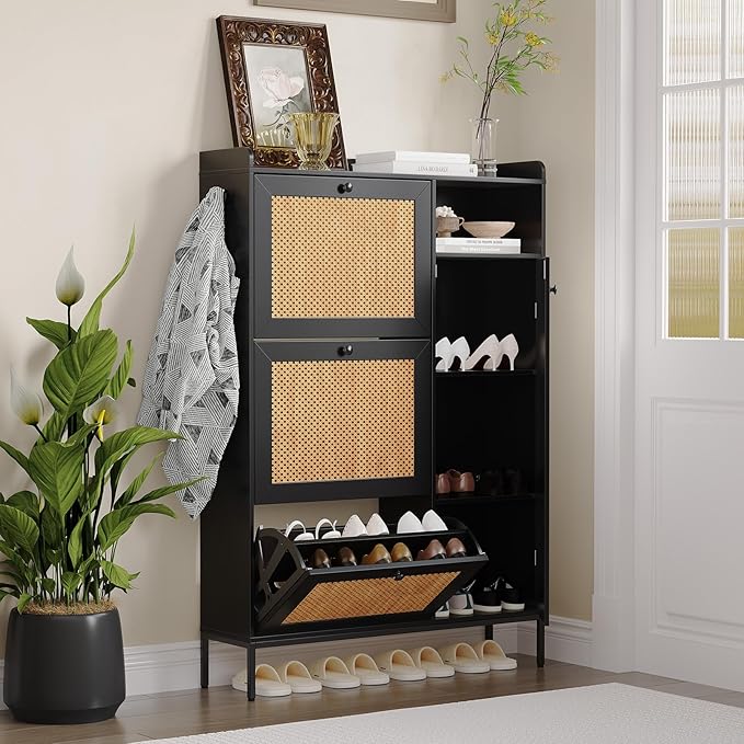 Multi-Tier Shoe Cabinet