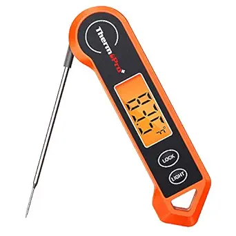 ThermoPro Digital Cooking Thermometer ThermoPro TP19H Digital Meat Thermometer for Cooking with Ambidextrous Backlit and Motion Sensing Kitchen Cooking Food Thermometer for BBQ Grill Smoker Oil Fry Candy Instant Read Thermometer