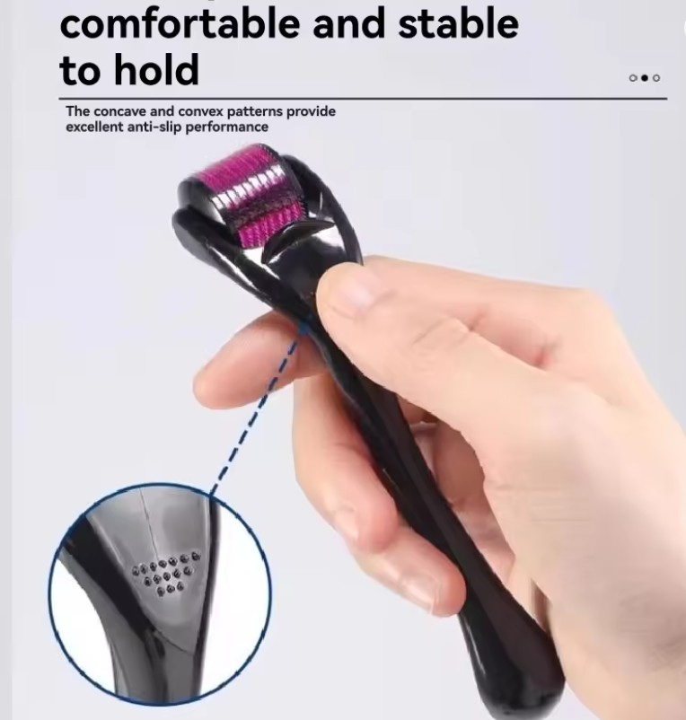 Premium Derma Roller 0.25mm for Hair Loss: Stimulate Follicles & Boost Serum Penetration