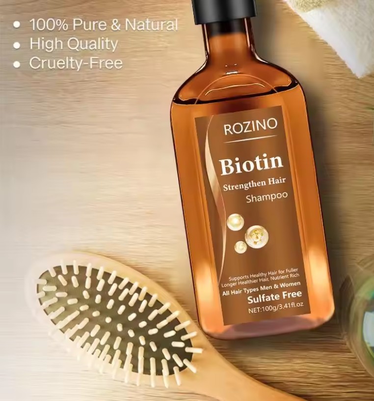Biotin Anti-Shedding Shampoo: Strengthens Roots, Repairs Scalp, and Prevents Hair Loss