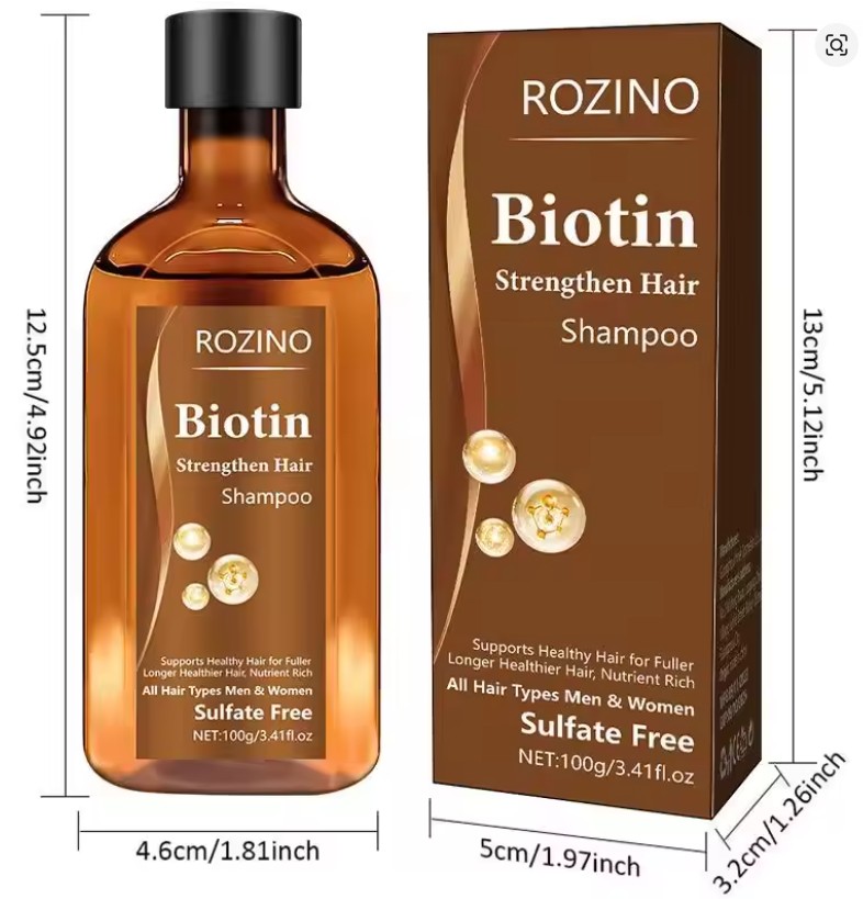 Biotin Anti-Shedding Shampoo: Strengthens Roots, Repairs Scalp, and Prevents Hair Loss